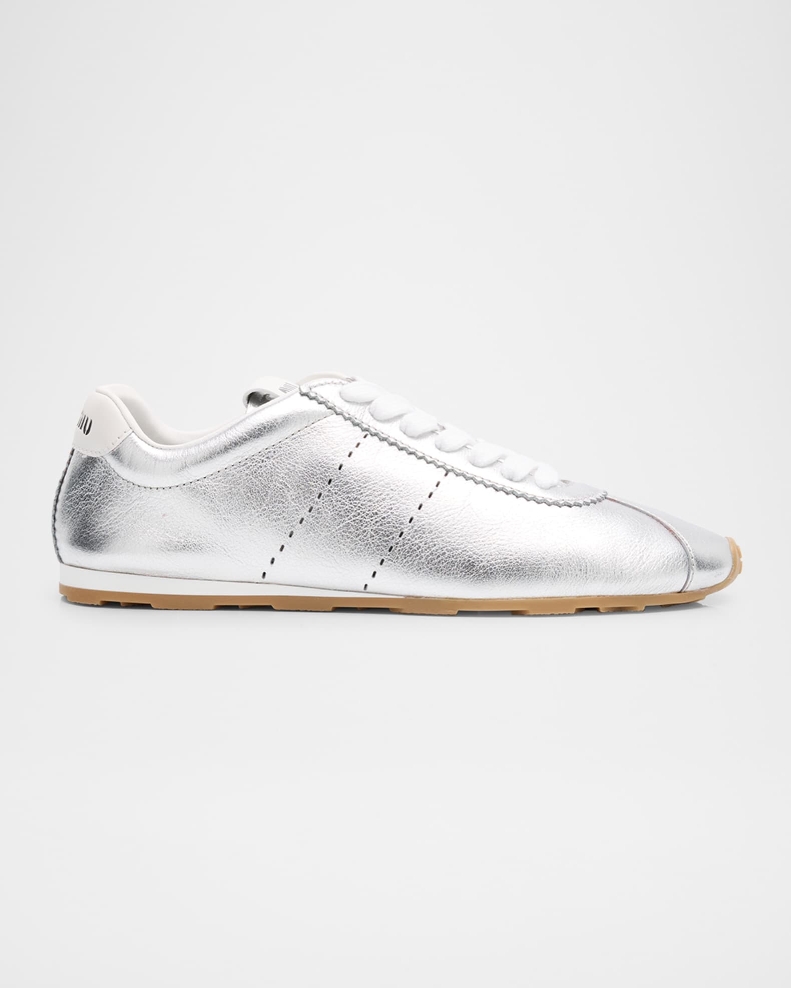Miu miu silver sneakers outlet