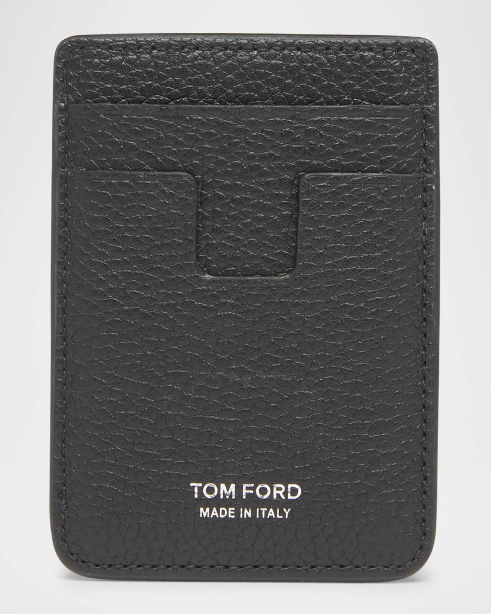 Men's Grained Leather MagSafe Compatible Wallet 0