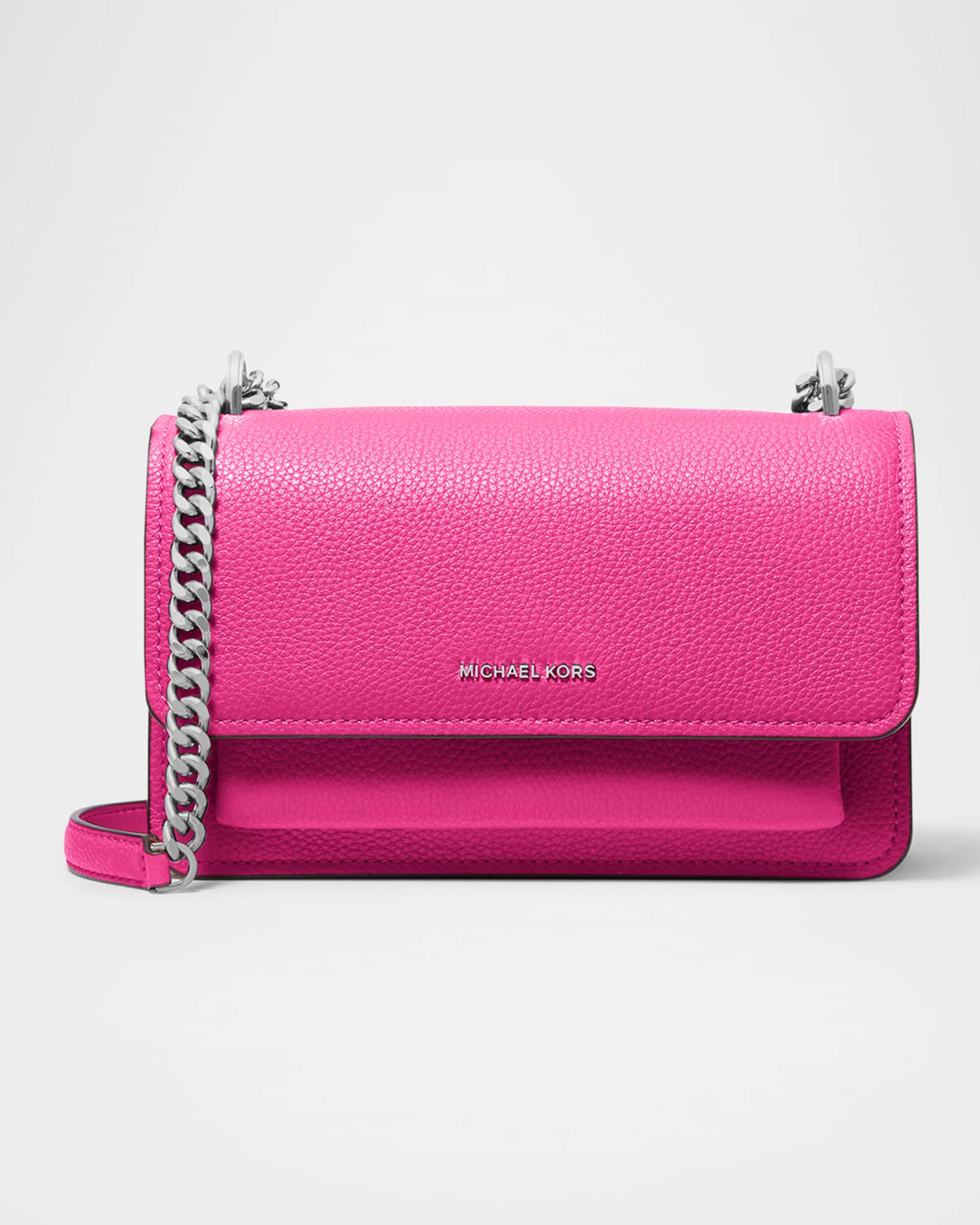 Claire Large Flap Leather Shoulder Bag | Neiman Marcus Claire Large Flap Leather Shoulder Bag | Neiman Marcus