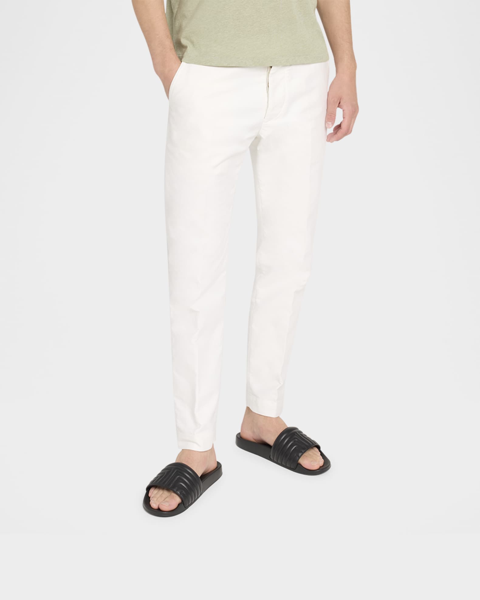 Men's Harris Quilted Leather Slide Sandals 1