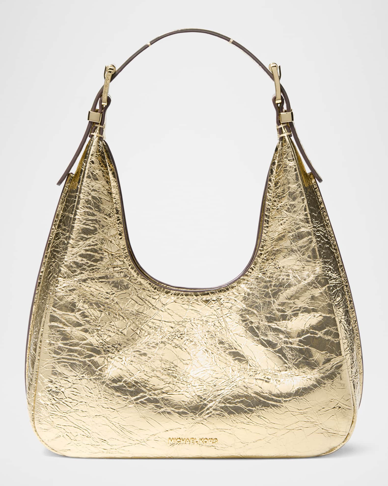 MICHAEL Michael Kors Nolita Small Metallic Leather Shoulder Bag Neiman Marcus