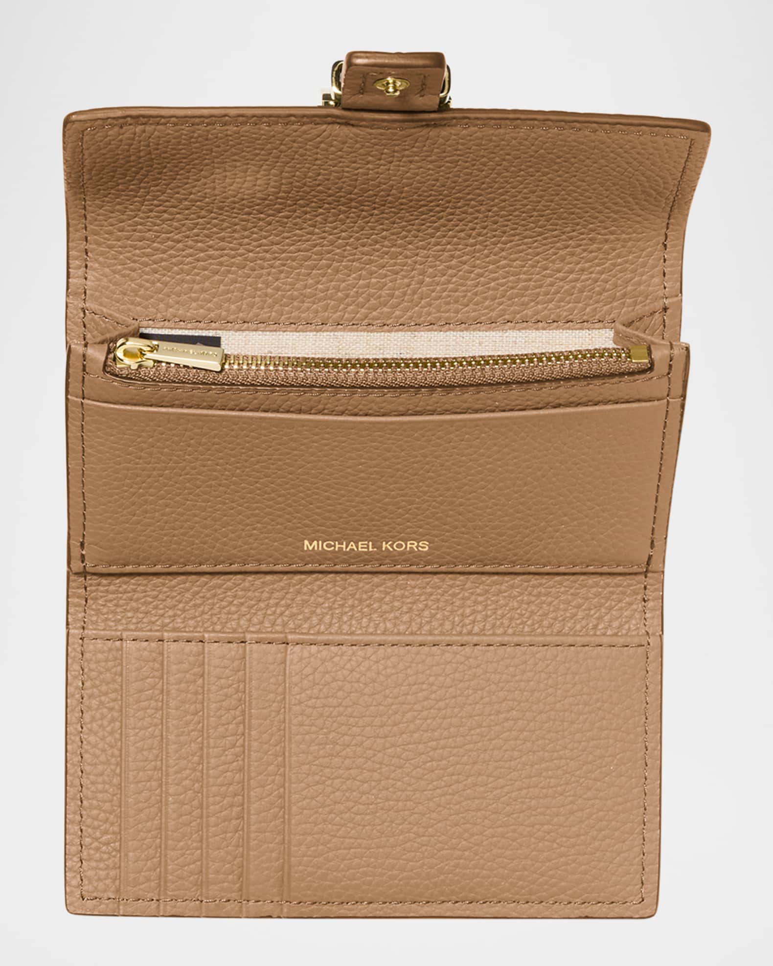 Nolita Medium Pebbled Leather Tri-Fold Wallet 三つ折り 財布 Nolita Medium Pebbled Leather Tri-Fold Wallet | Michael Kors