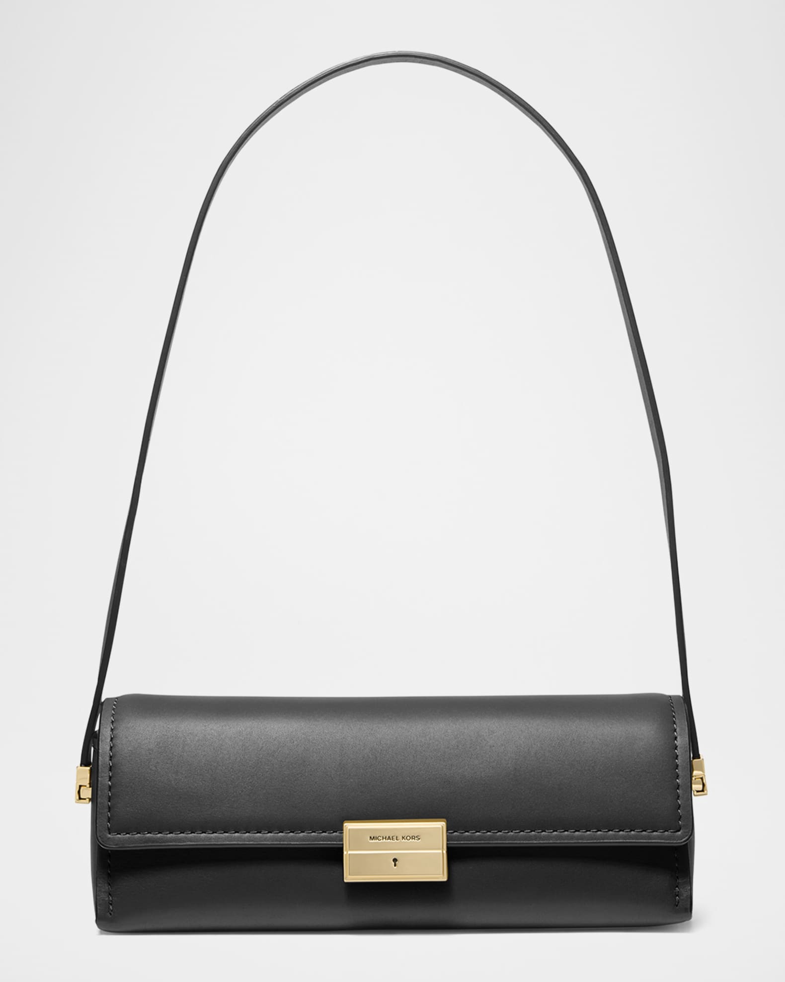 Ludlow Small Leather Pouchette Shoulder Bag 0