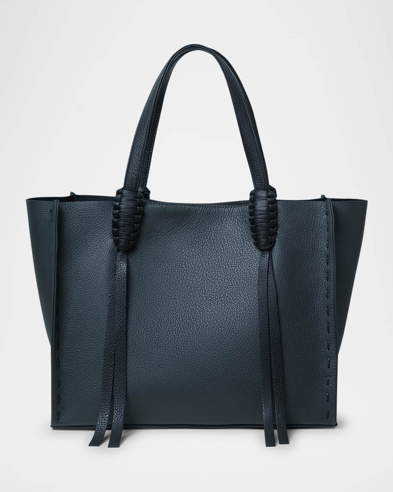 Callista Ara Medium Grained Leather Tote Bag Neiman Marcus