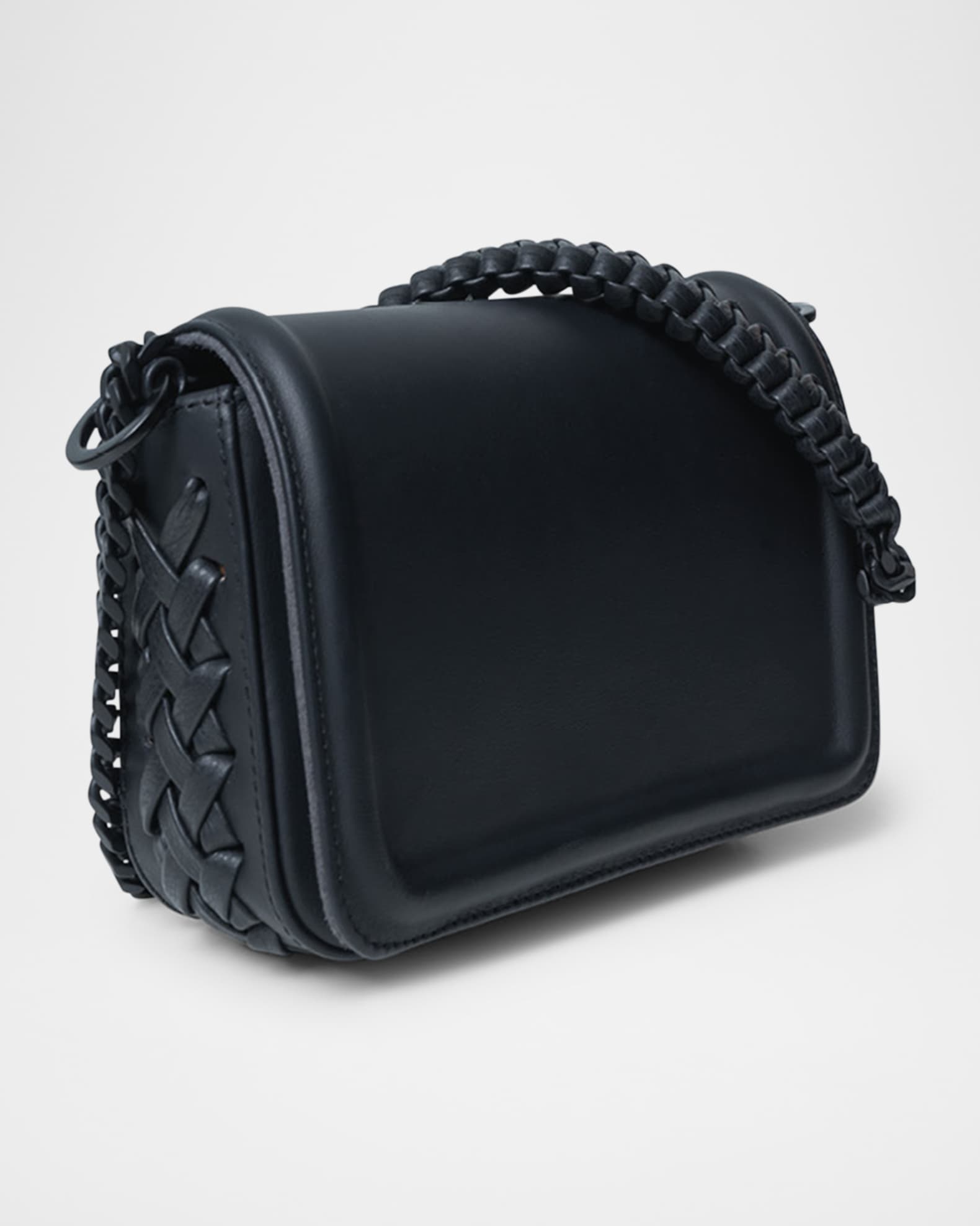 Mini Box Flap Leather Shoulder Bag 1