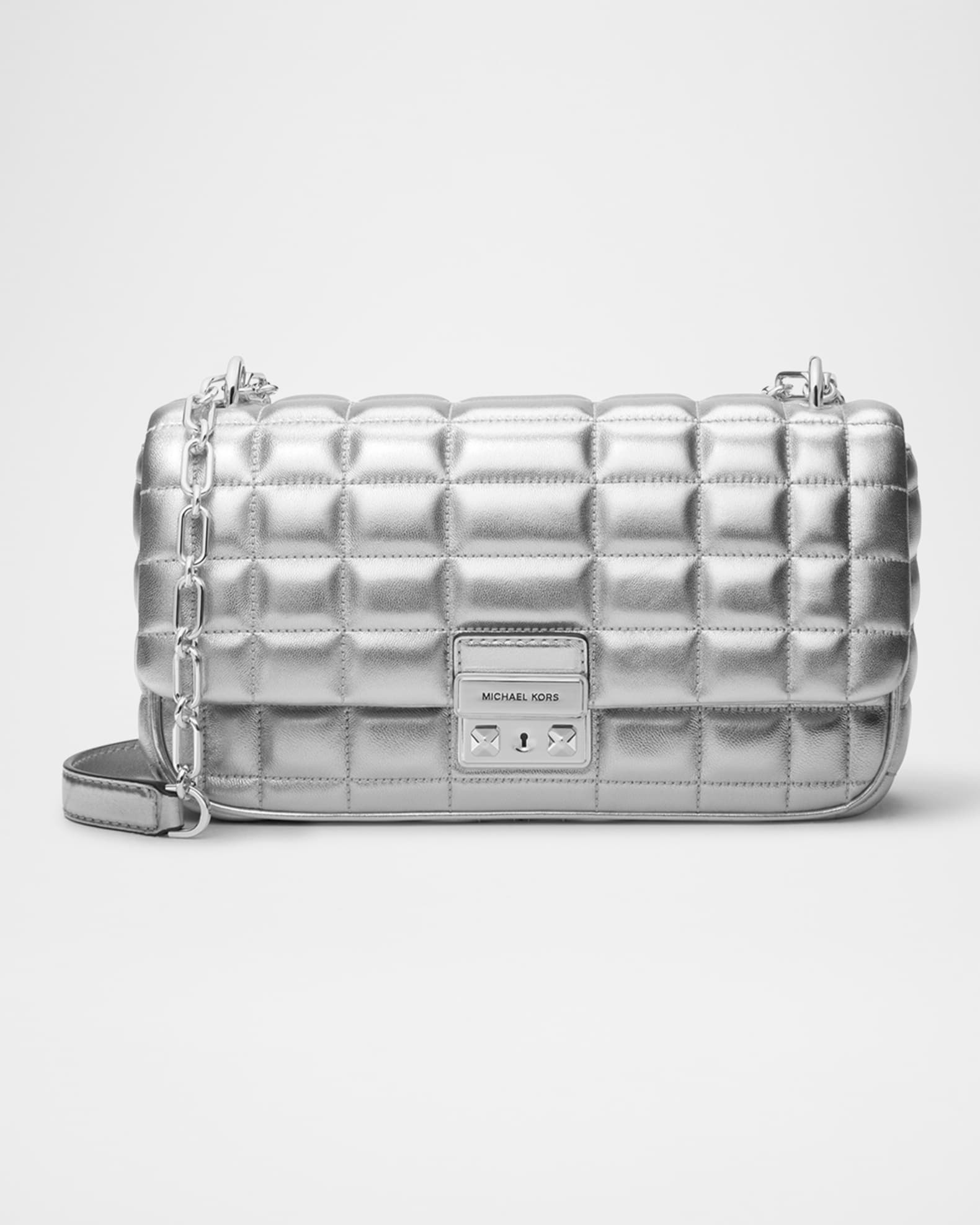 MICHAEL Michael Kors Tribeca Large Convertible Metallic