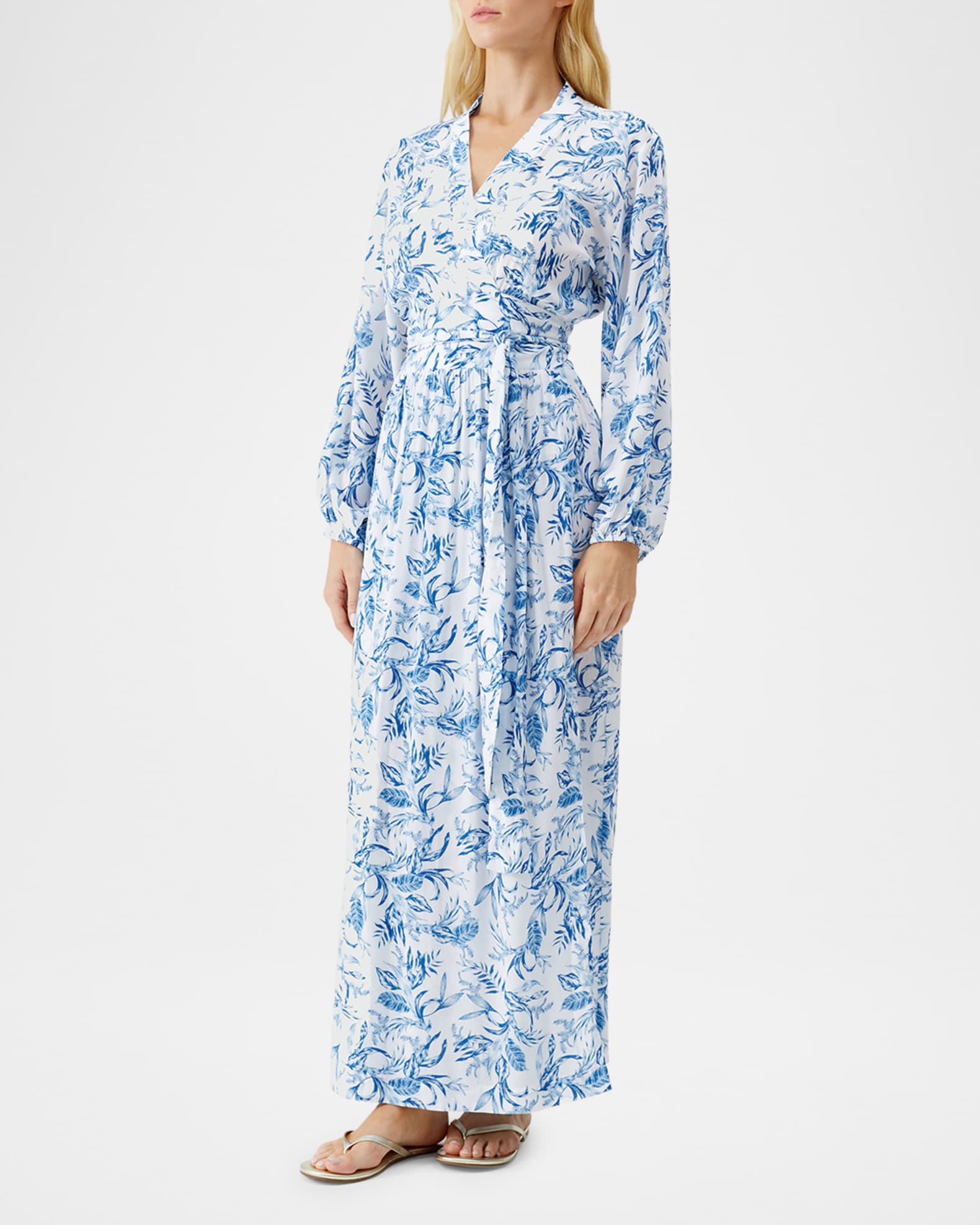 Rachel Wrap Maxi Dress 1