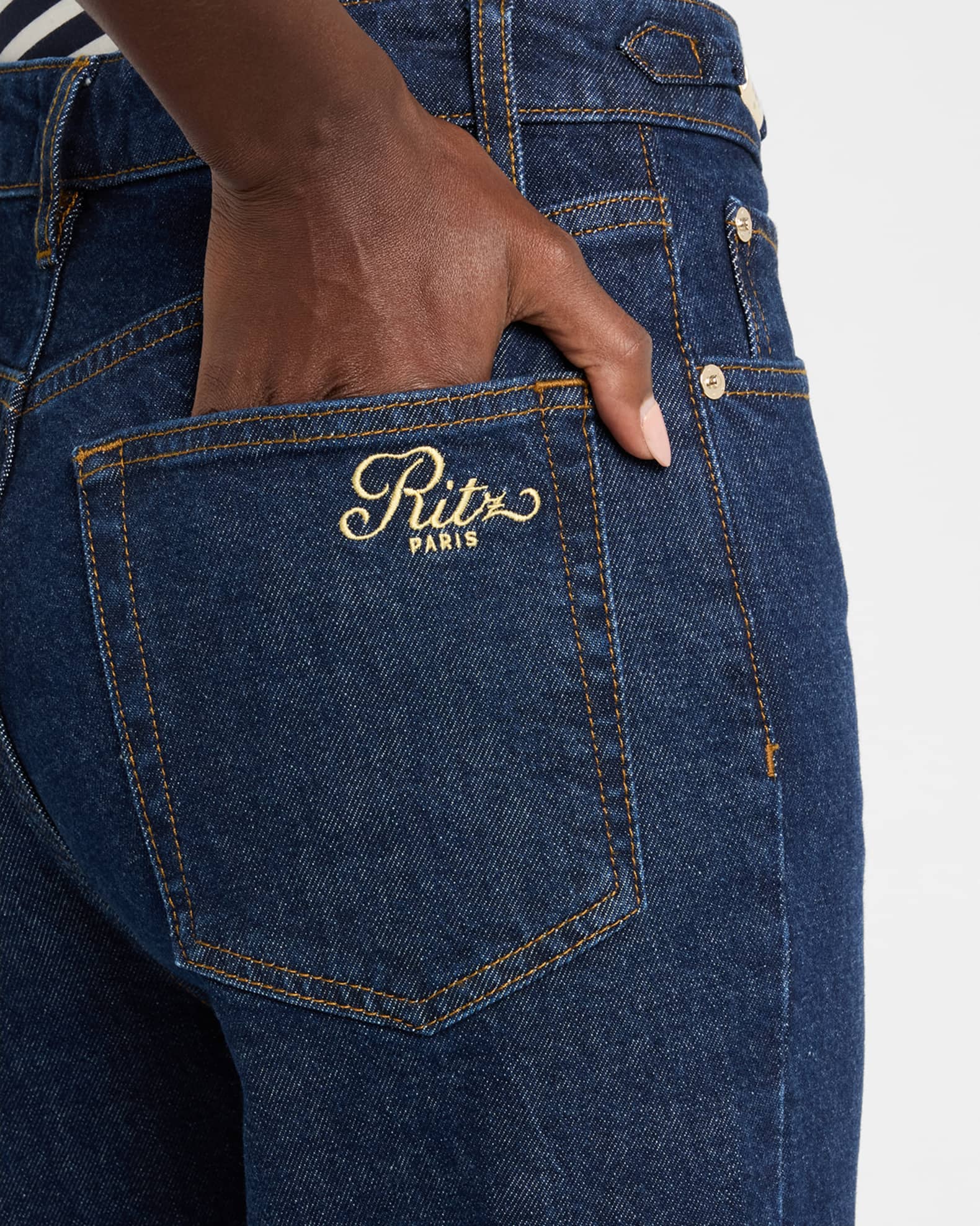FRAME FRAME x Ritz Paris The Ritz Ruler Jeans | Neiman Marcus