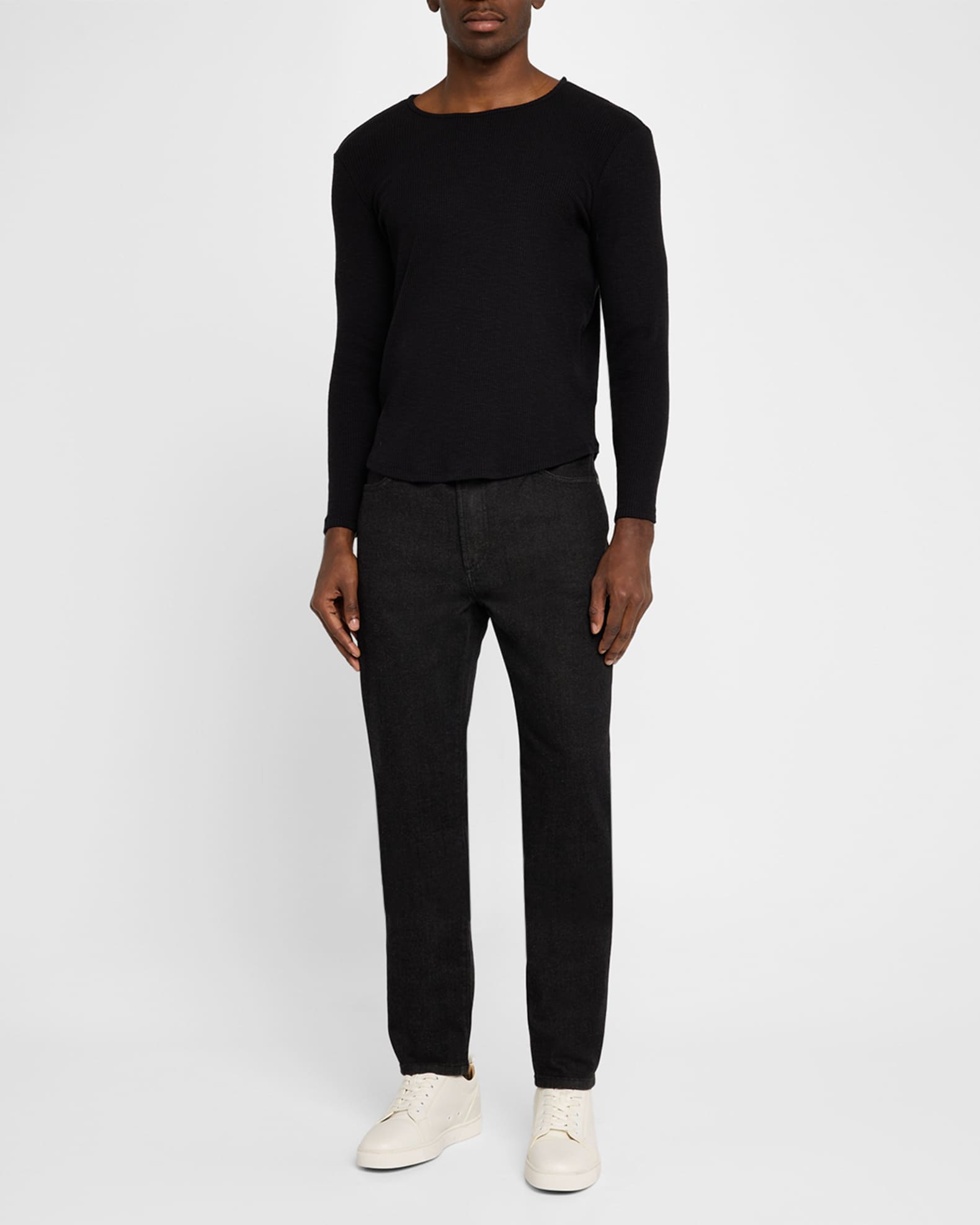 Men's Dann Finely Ribbed T-Shirt - Thumbnail 2