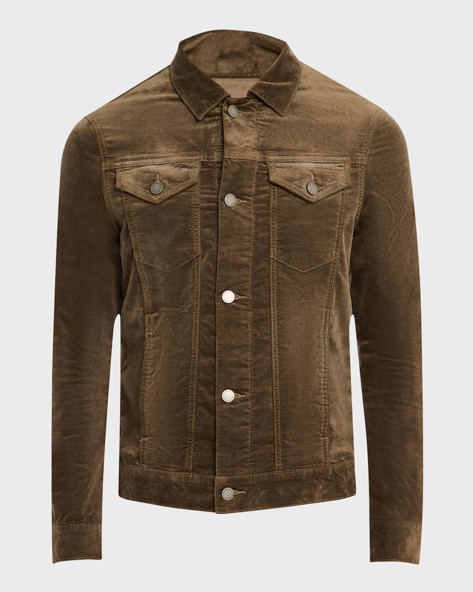 Men s Dean Velvet Trucker Jacket