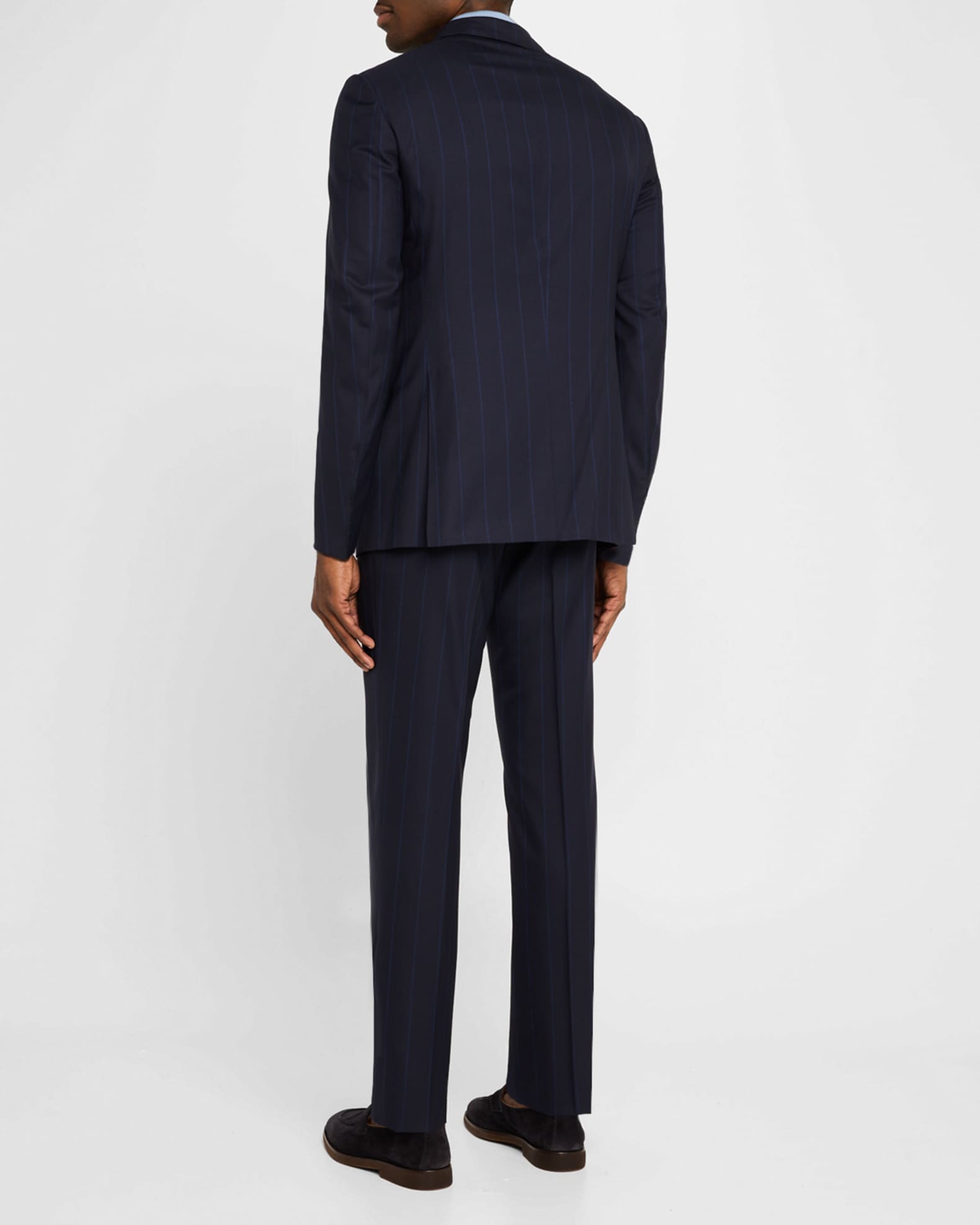 Kiton Men's Wool Pinstripe Suit | Neiman Marcus
