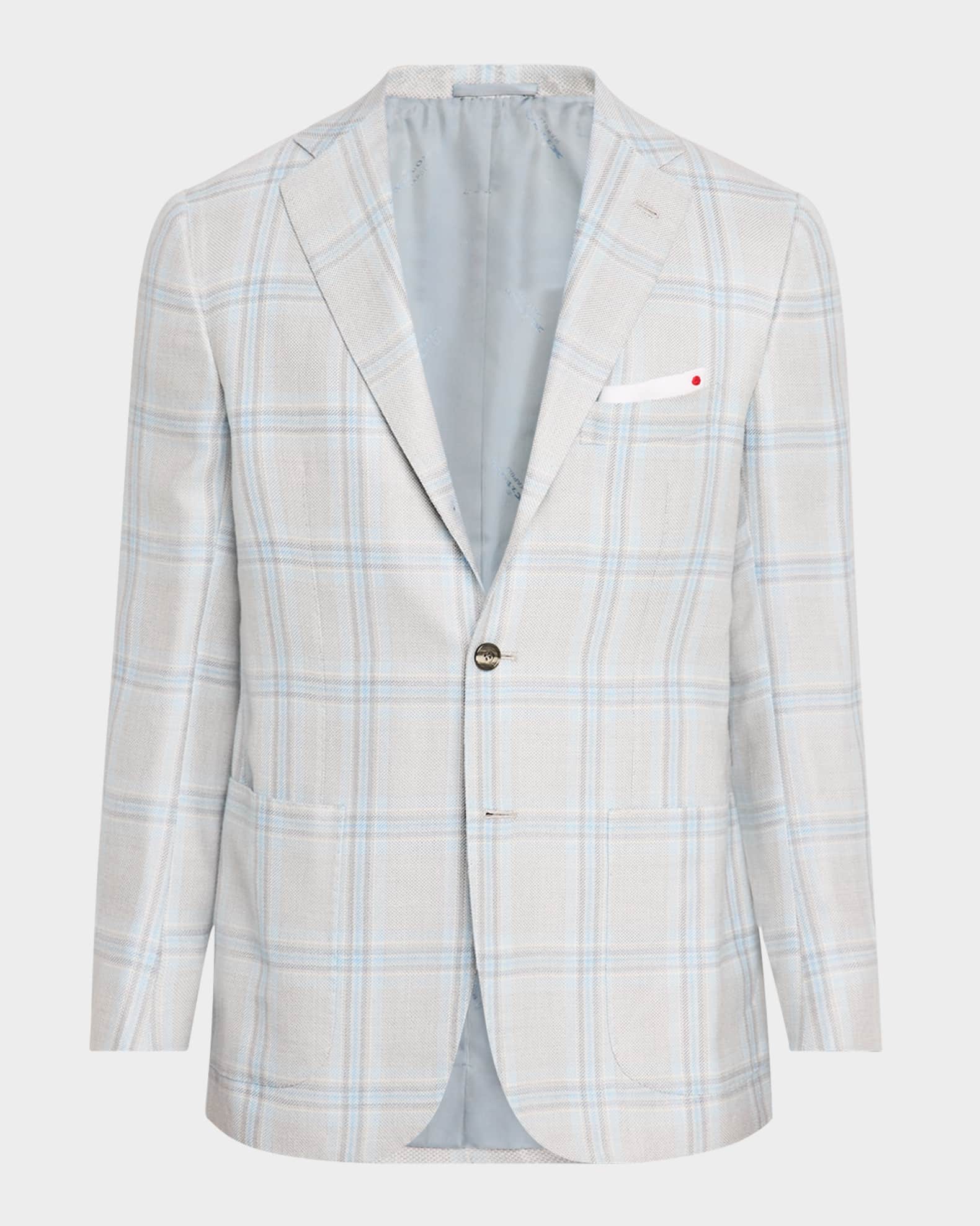 Men's Micro-Plaid Sport Coat 0