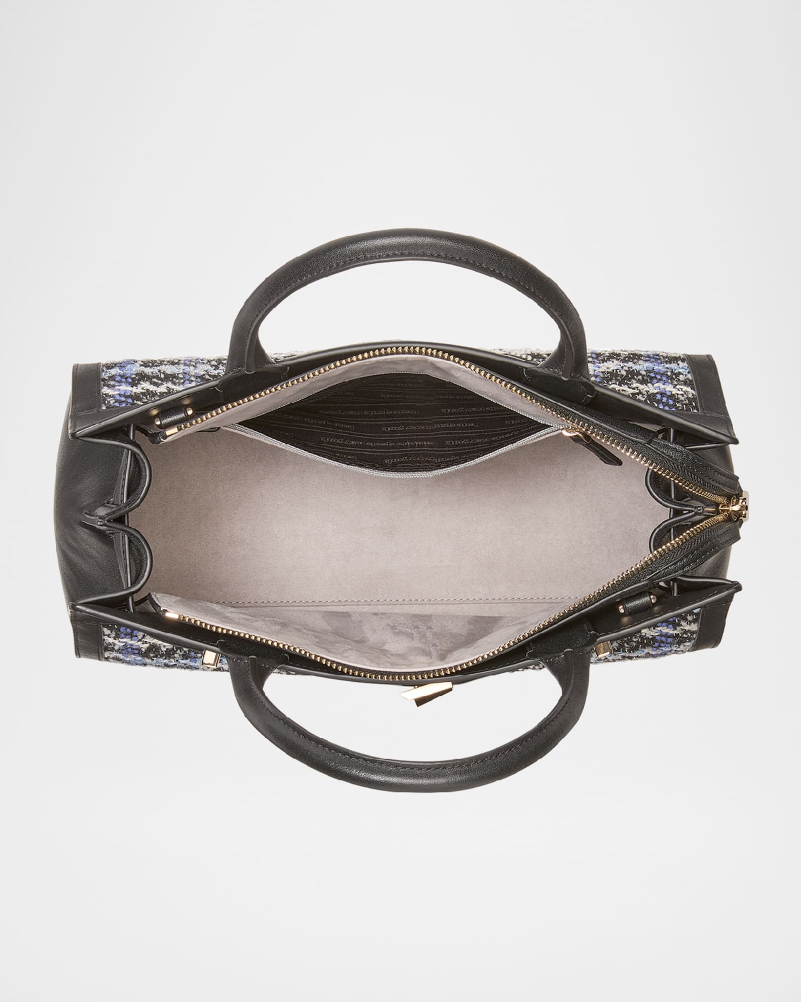 kate spade new york deco plaid tweed crossbody bag Neiman Marcus