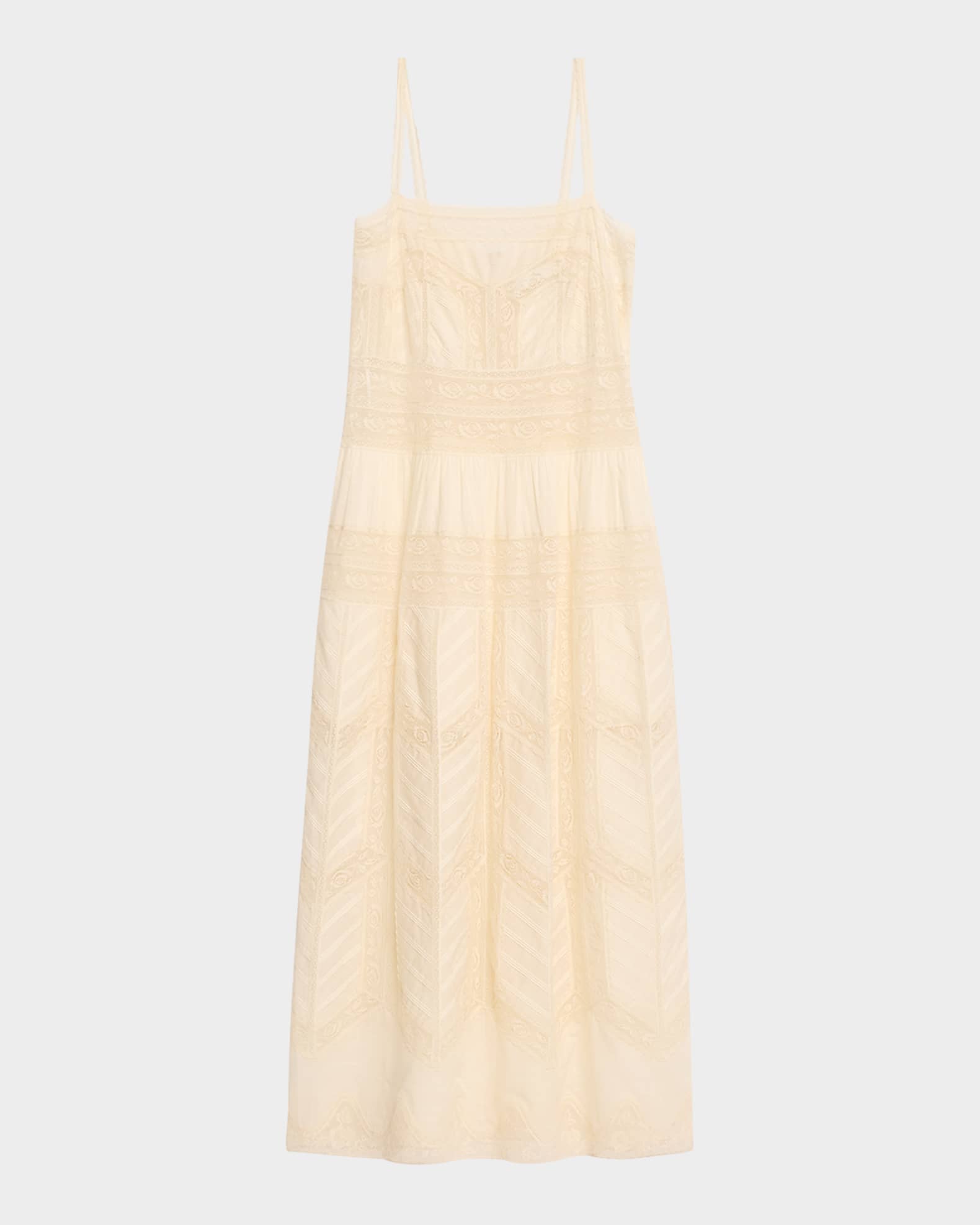Acacia Lace Trim Slip Dress 0