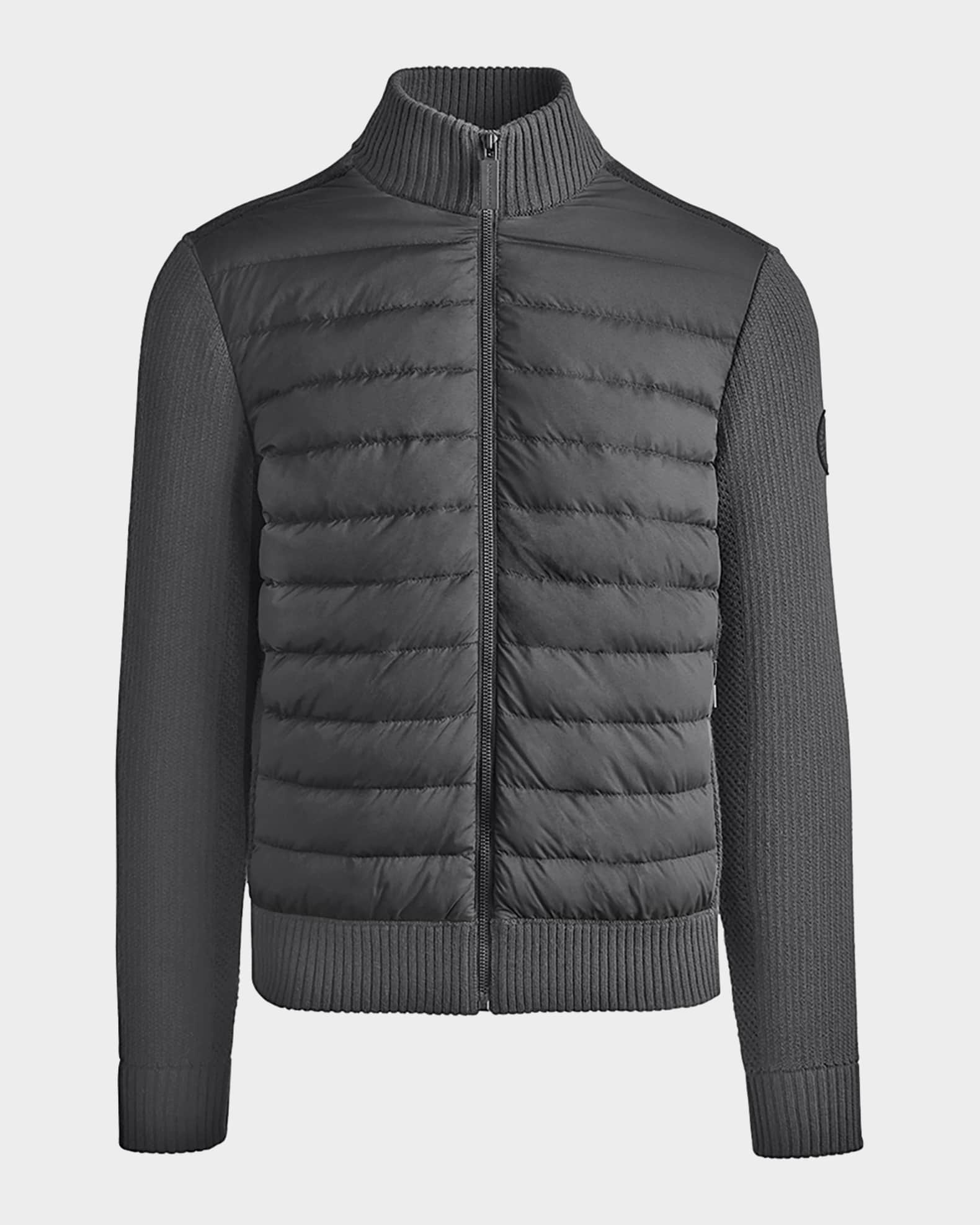 Canada goose men's hybridge knit zip-front jacket cheap