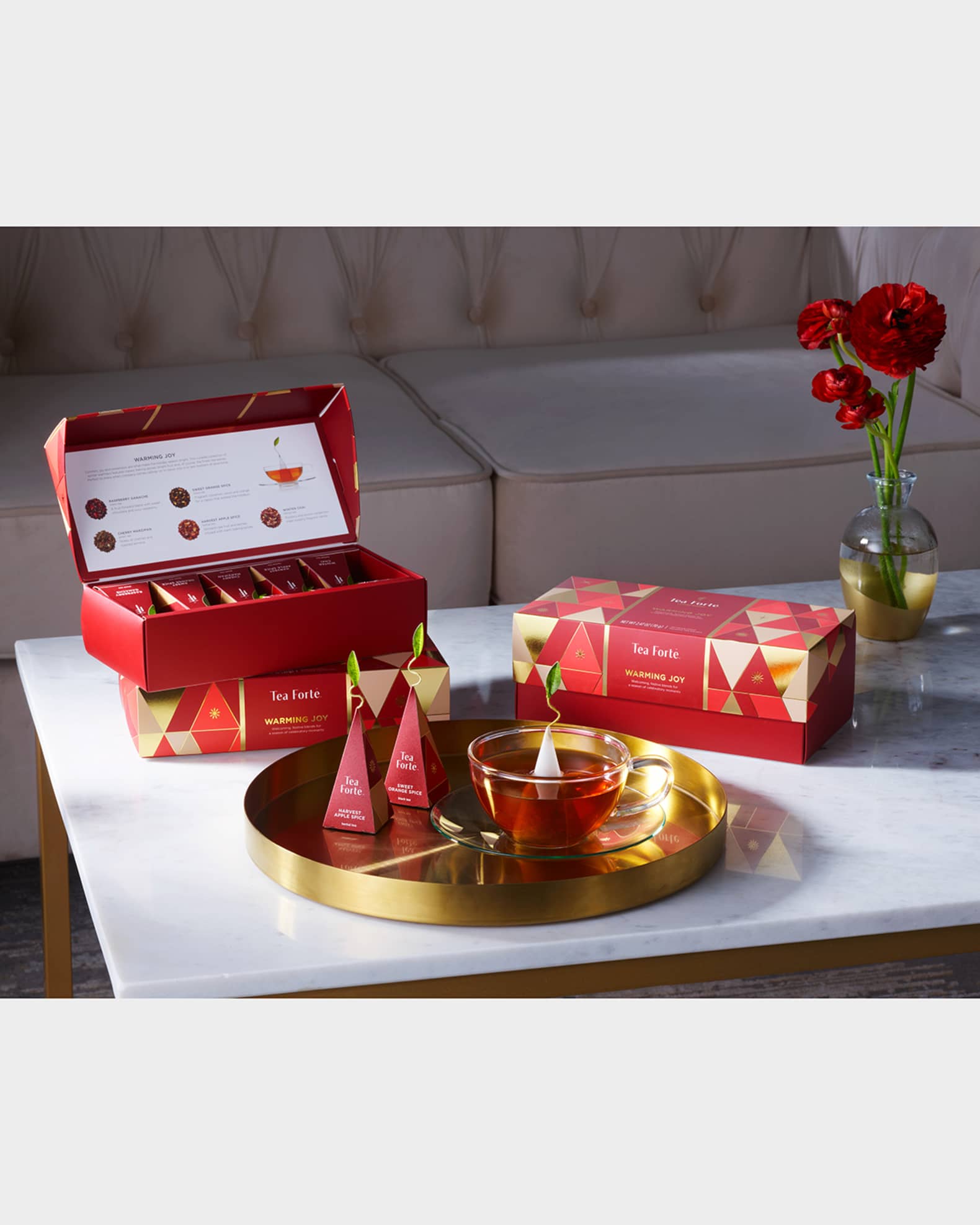 Tea Forte Warming Joy Limited Edition Tea Presentation Box Neiman Marcus