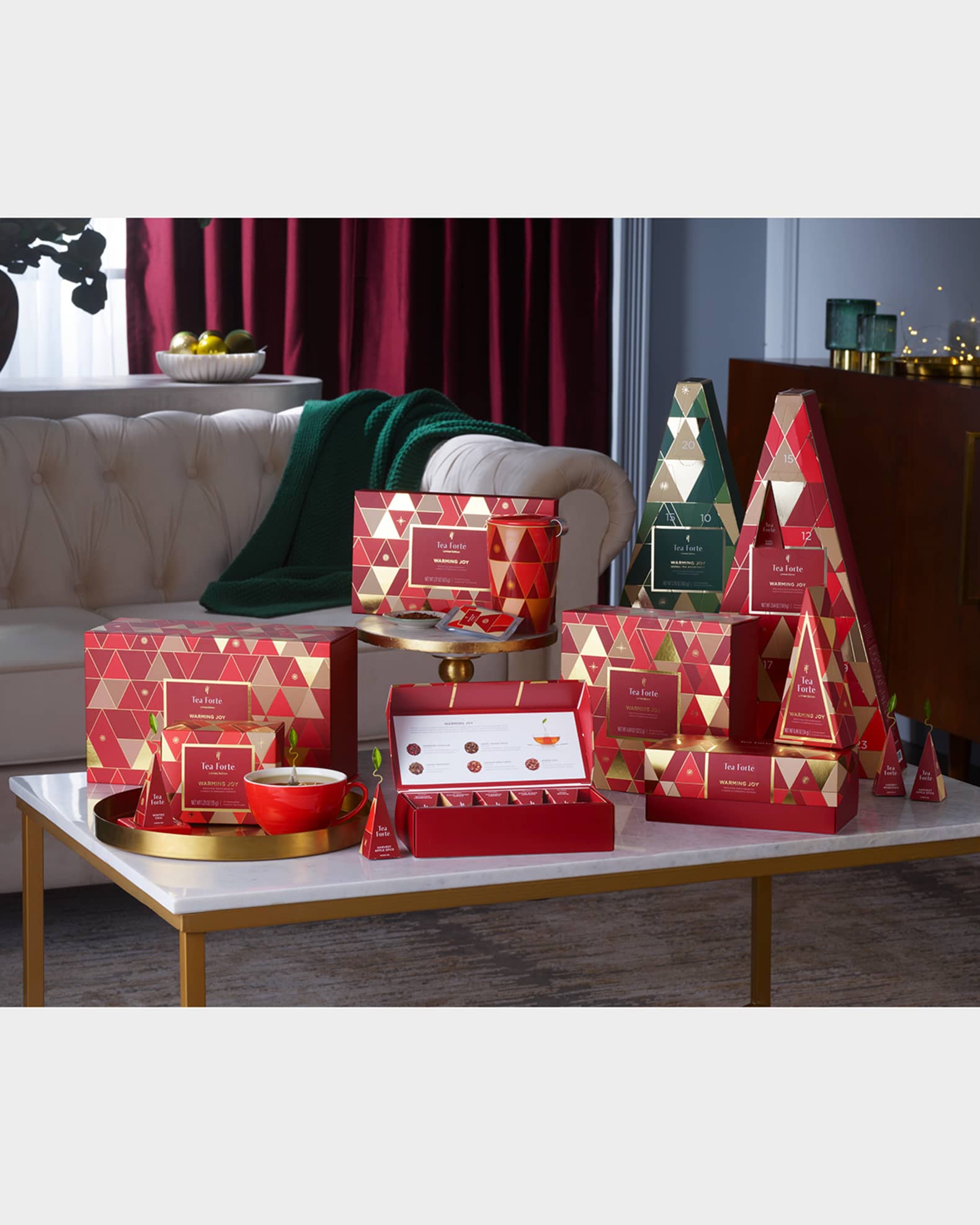 Tea Forte Warming Joy Limited Edition Tea Presentation Box Neiman Marcus