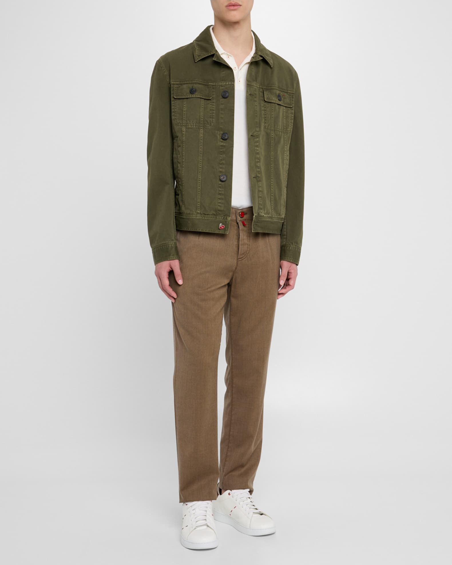 Men's Cotton Trucker Jacket 1