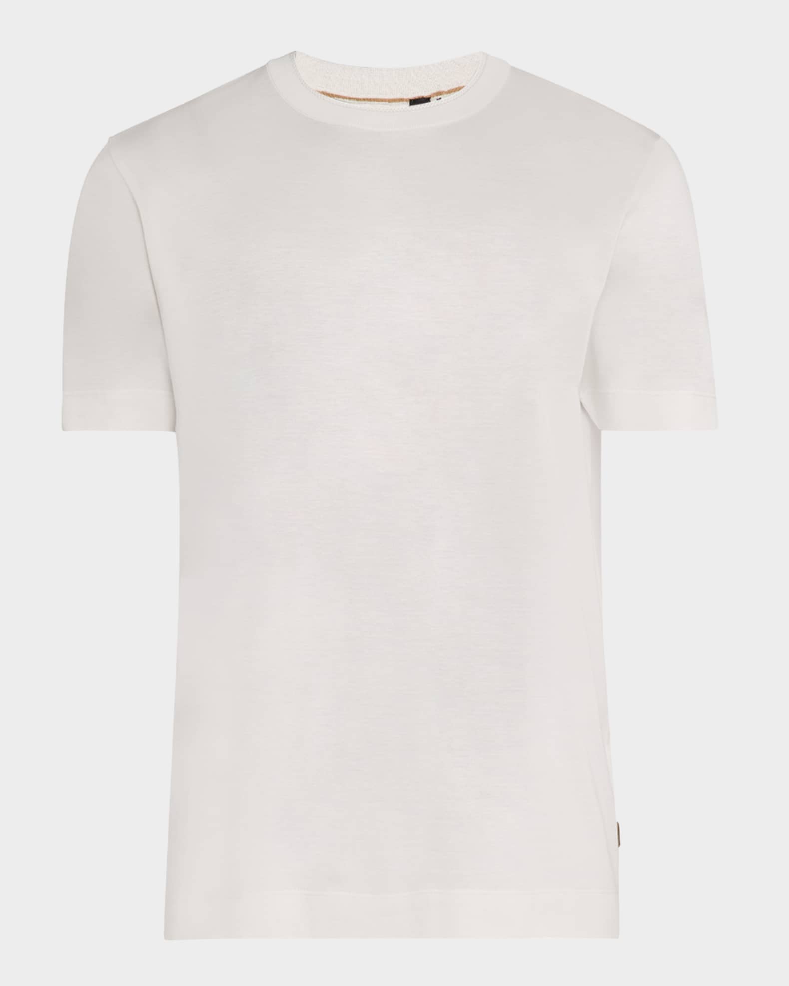 Men's Tesar Cotton and Silk Crewneck T-Shirt 0
