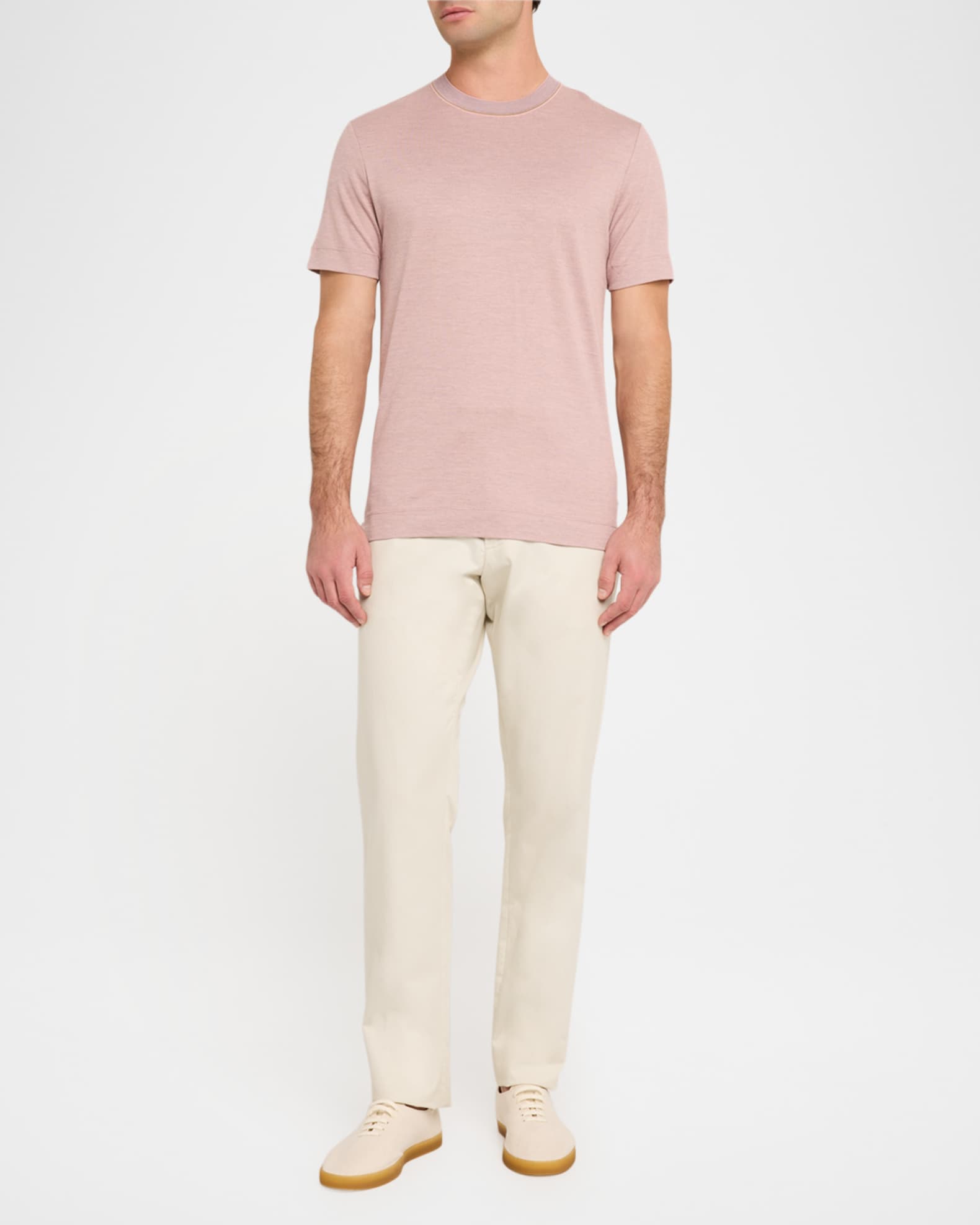 Men's Tesar Cotton and Silk T-Shirt 1
