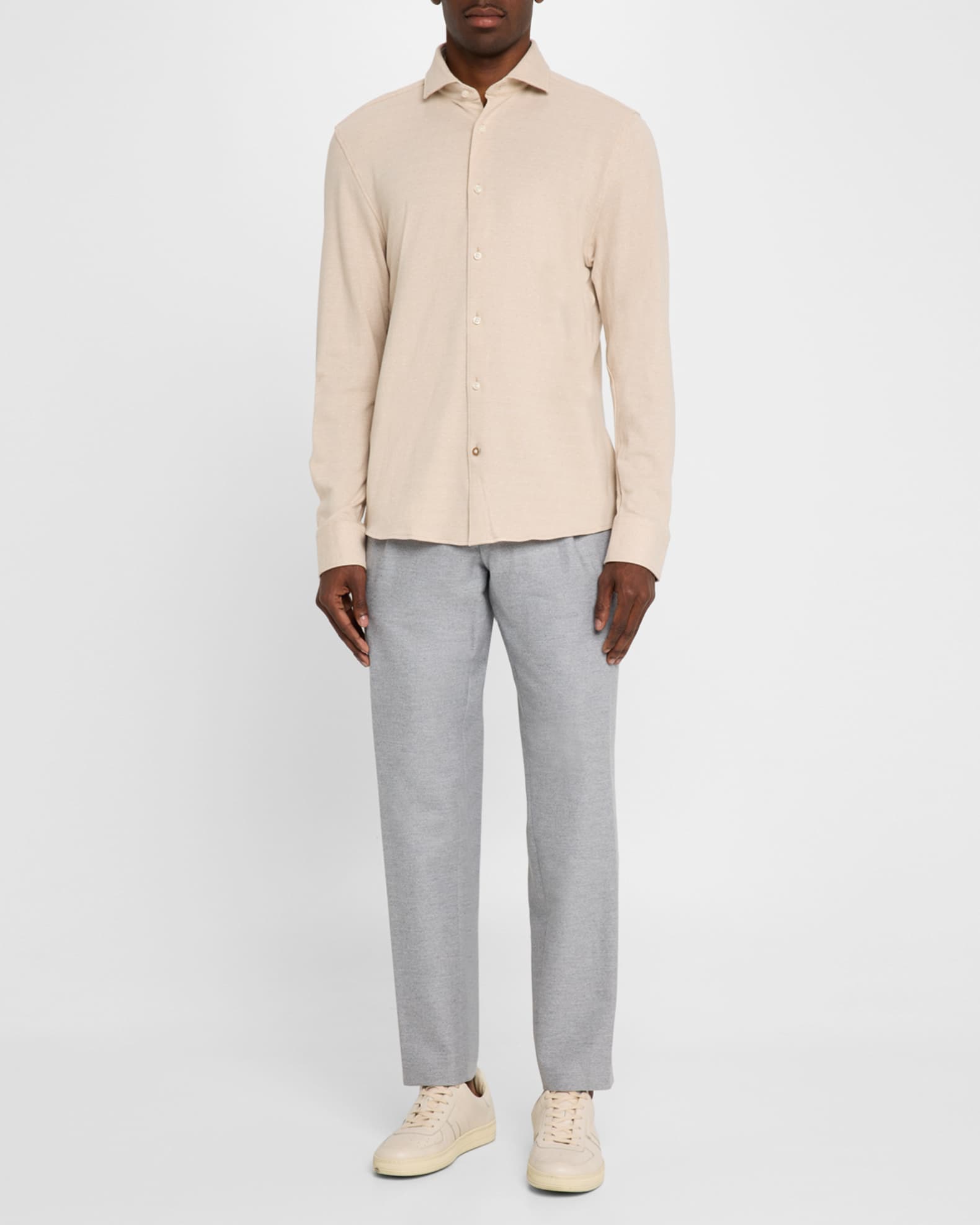 MHL.│mens│shirt Ravello Terry Polo | White – Fair Harbor