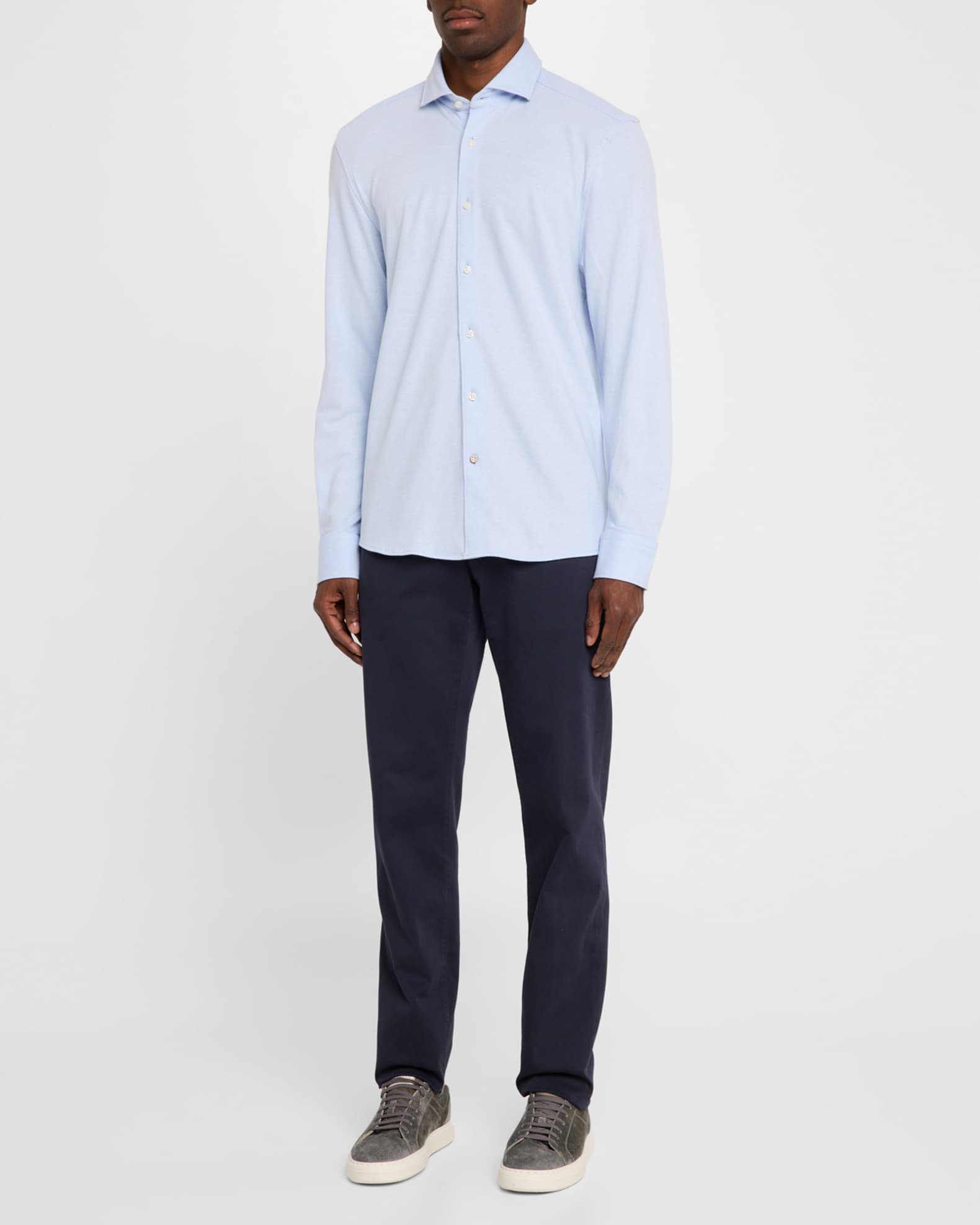Men's Hal Micro-Pattern Dress Shirt 1