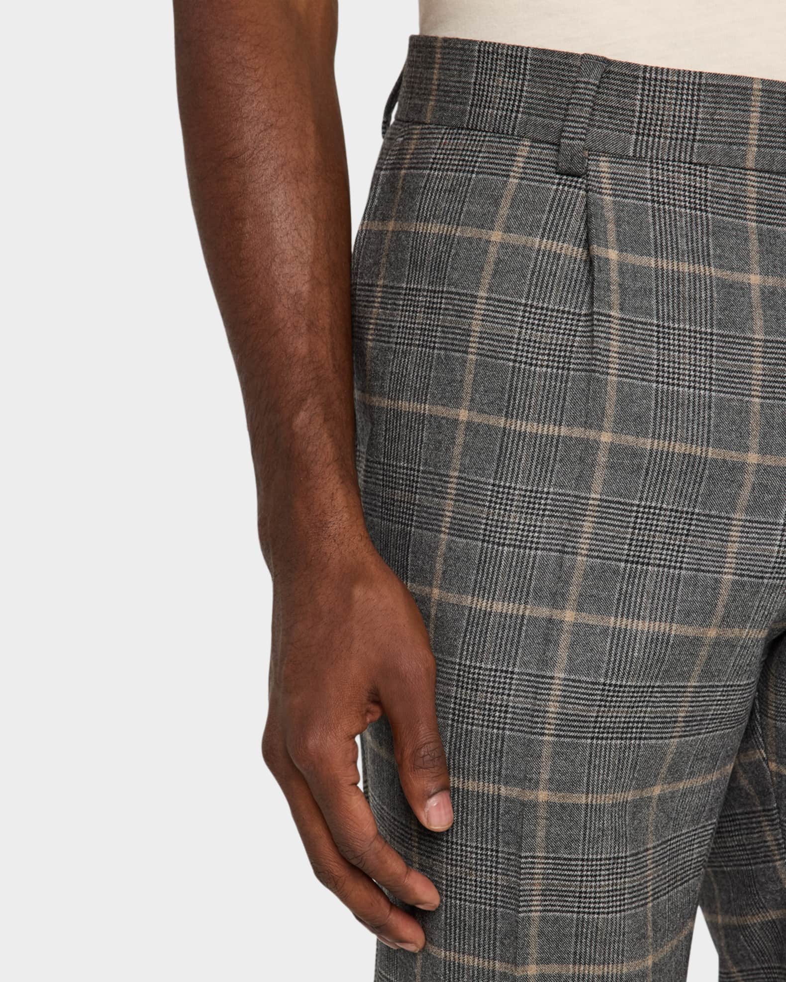Men's Huge Wool-Blend Check Two-Piece Suit 1