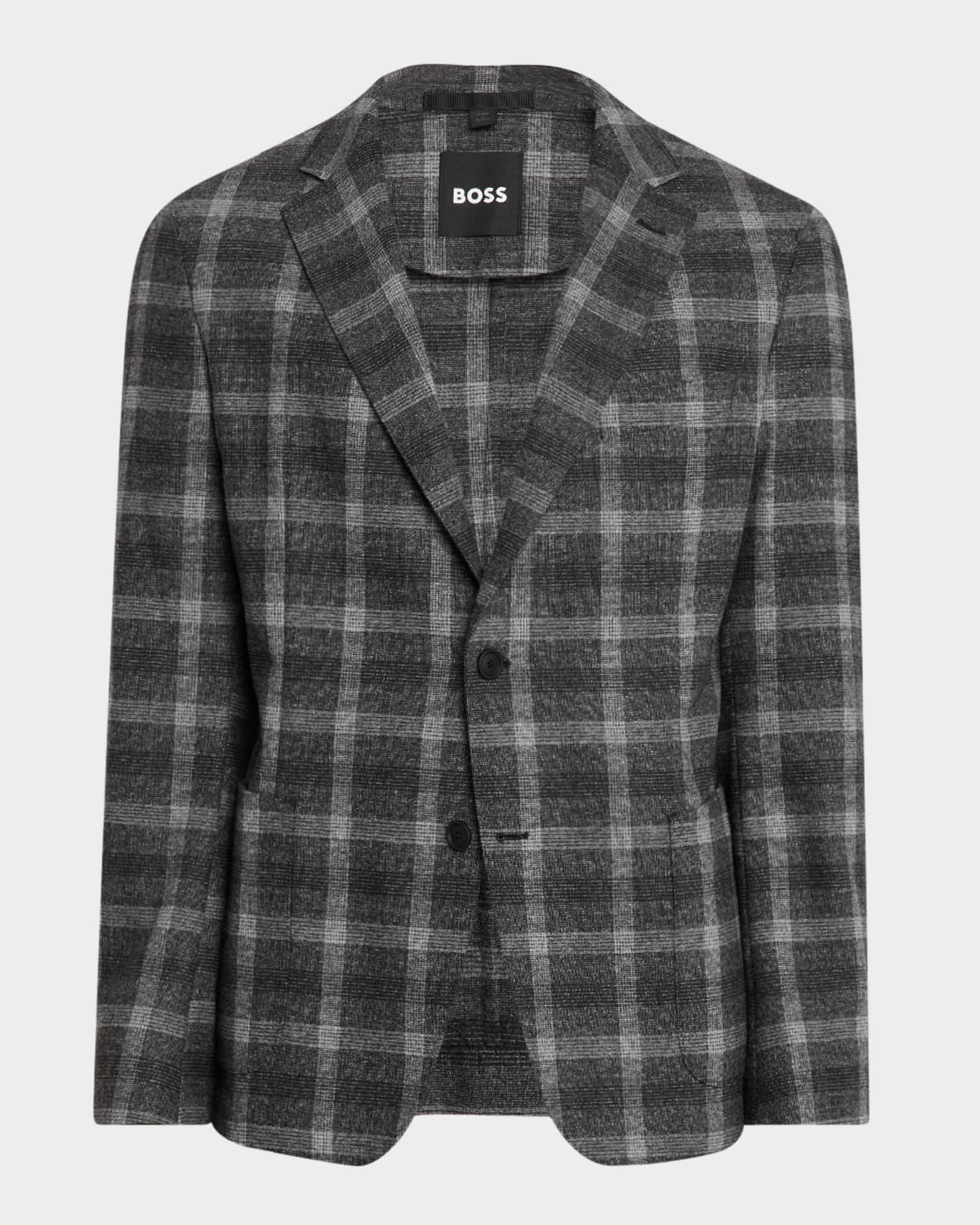 Men's Hanry Plaid Flannel Sport Coat