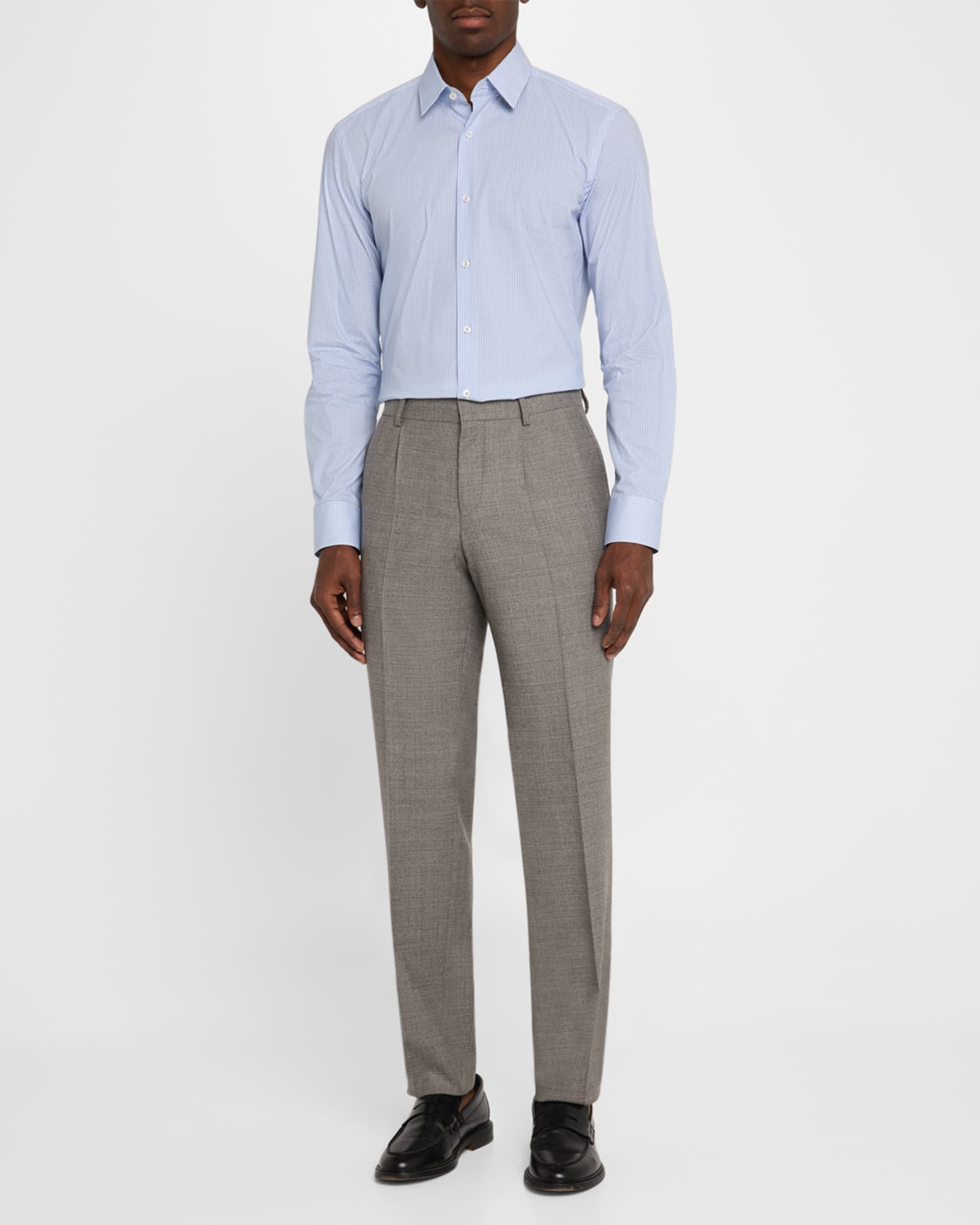 Men's Hank Microprint Dress Shirt 1