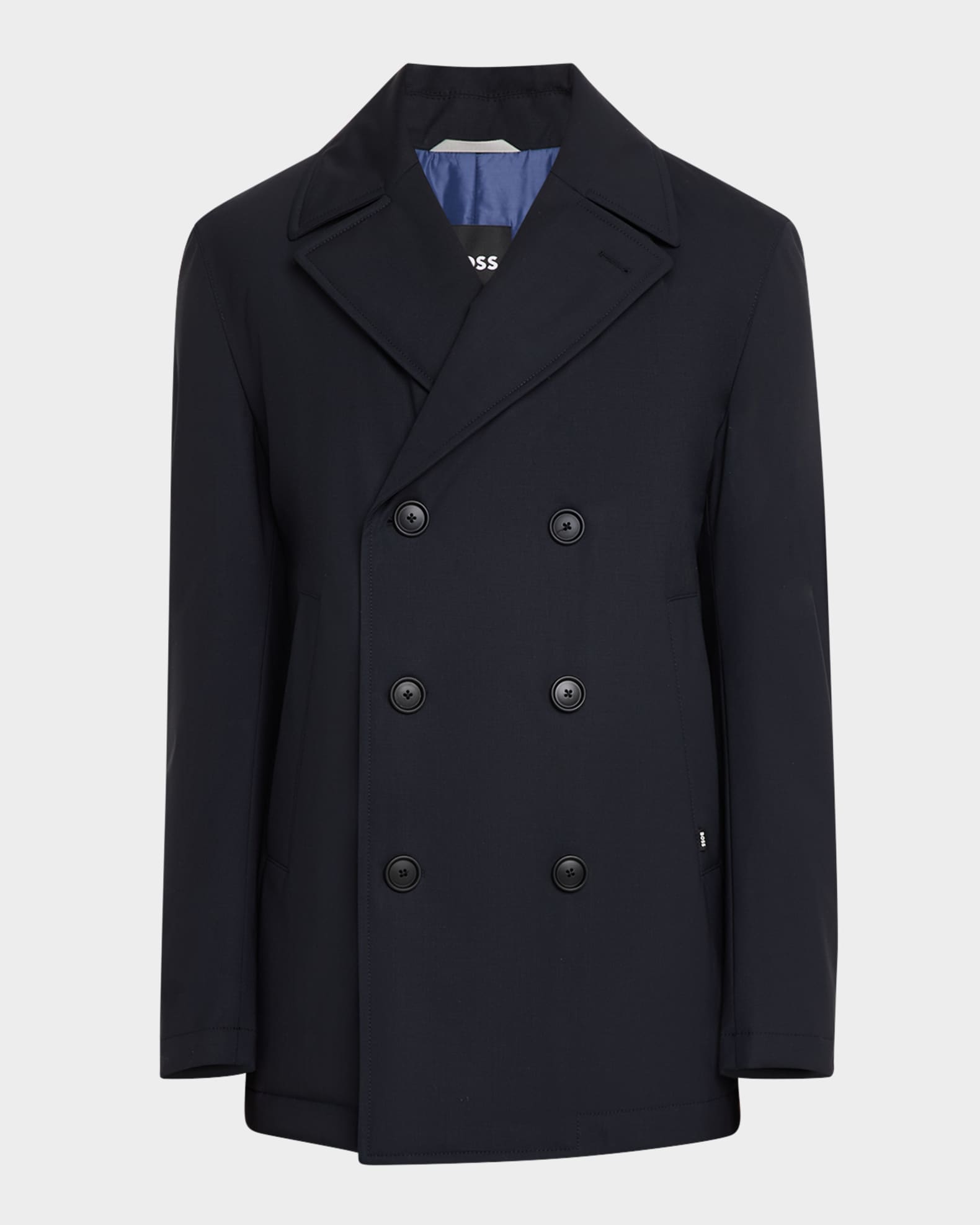 Hugo boss peacoat shop