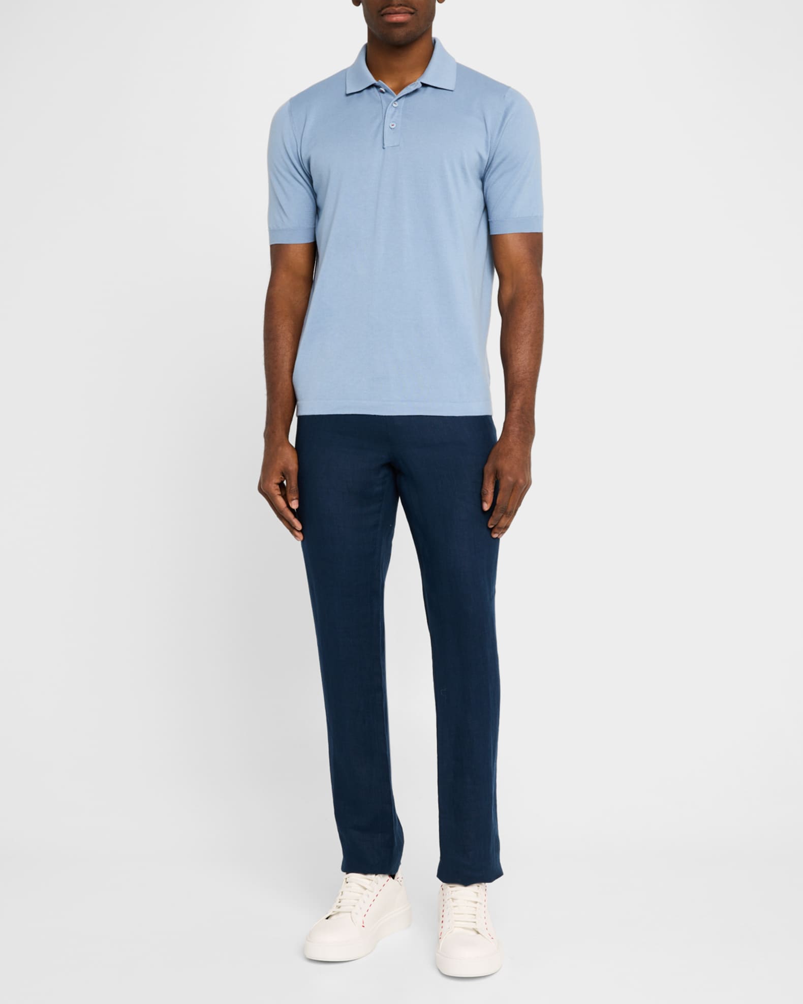Men's Cotton Slim Fit Polo Shirt 1