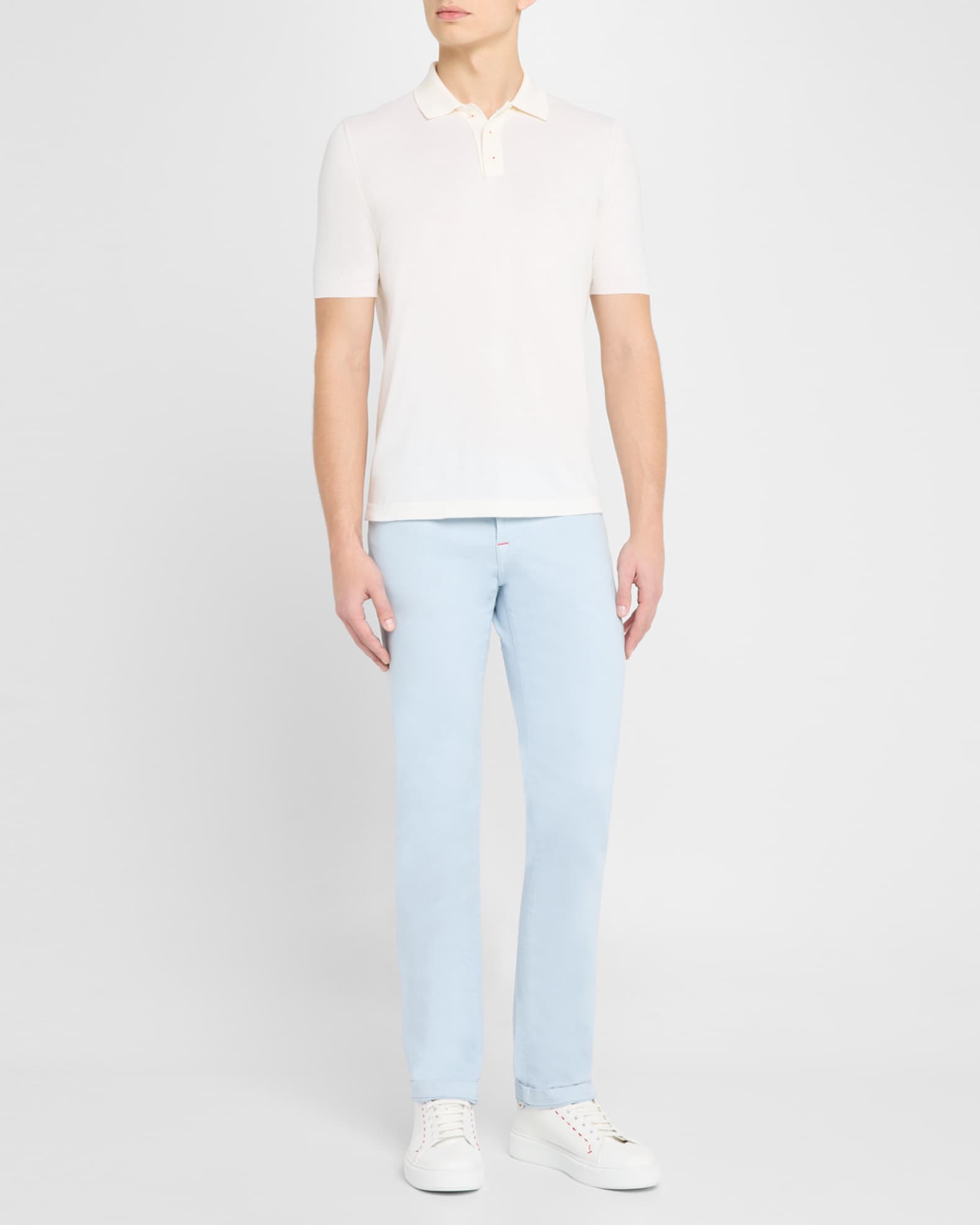 Contrast Stitch Polo main image 1