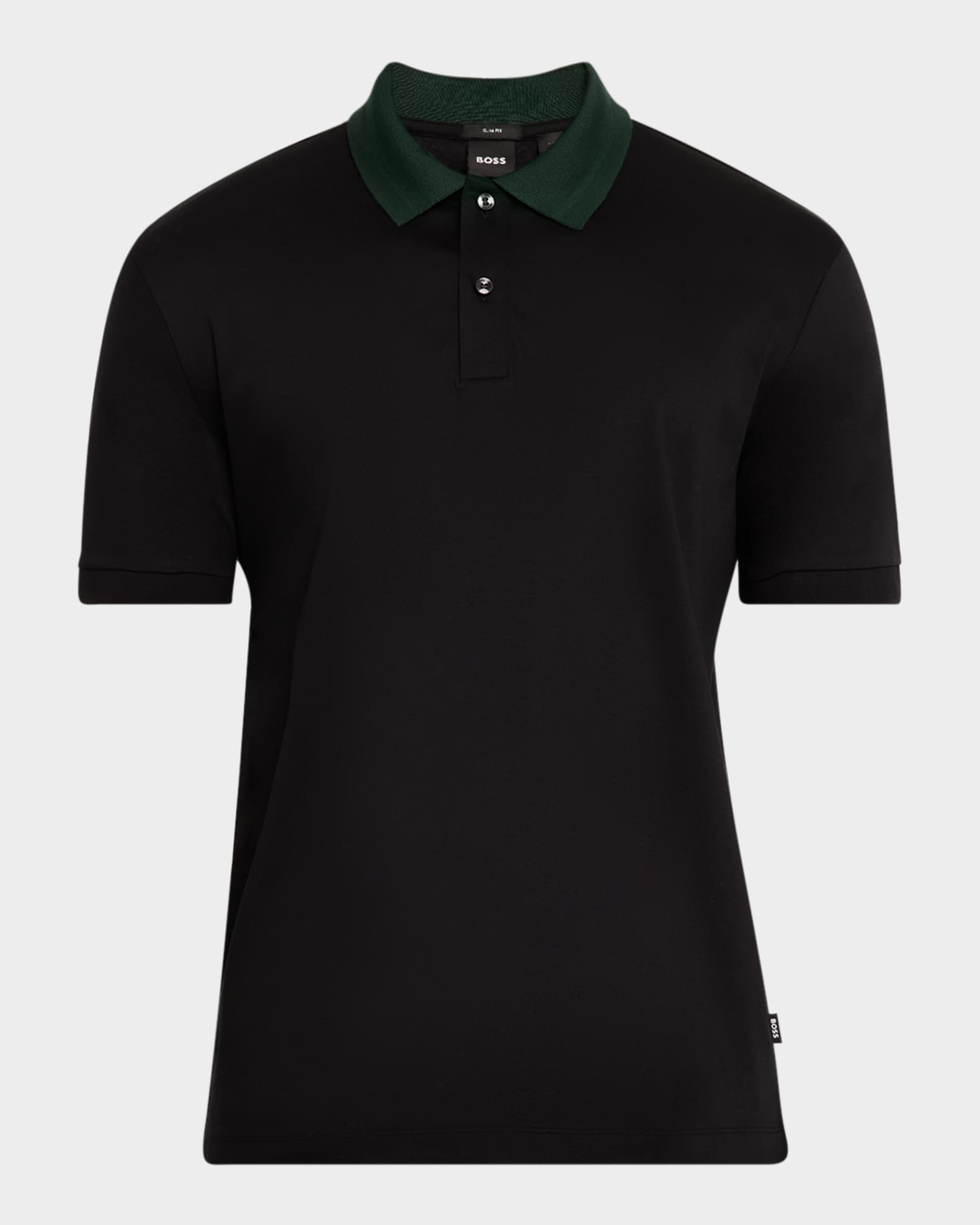 Men's Phillipson Contrast-Collar Polo Shirt 0