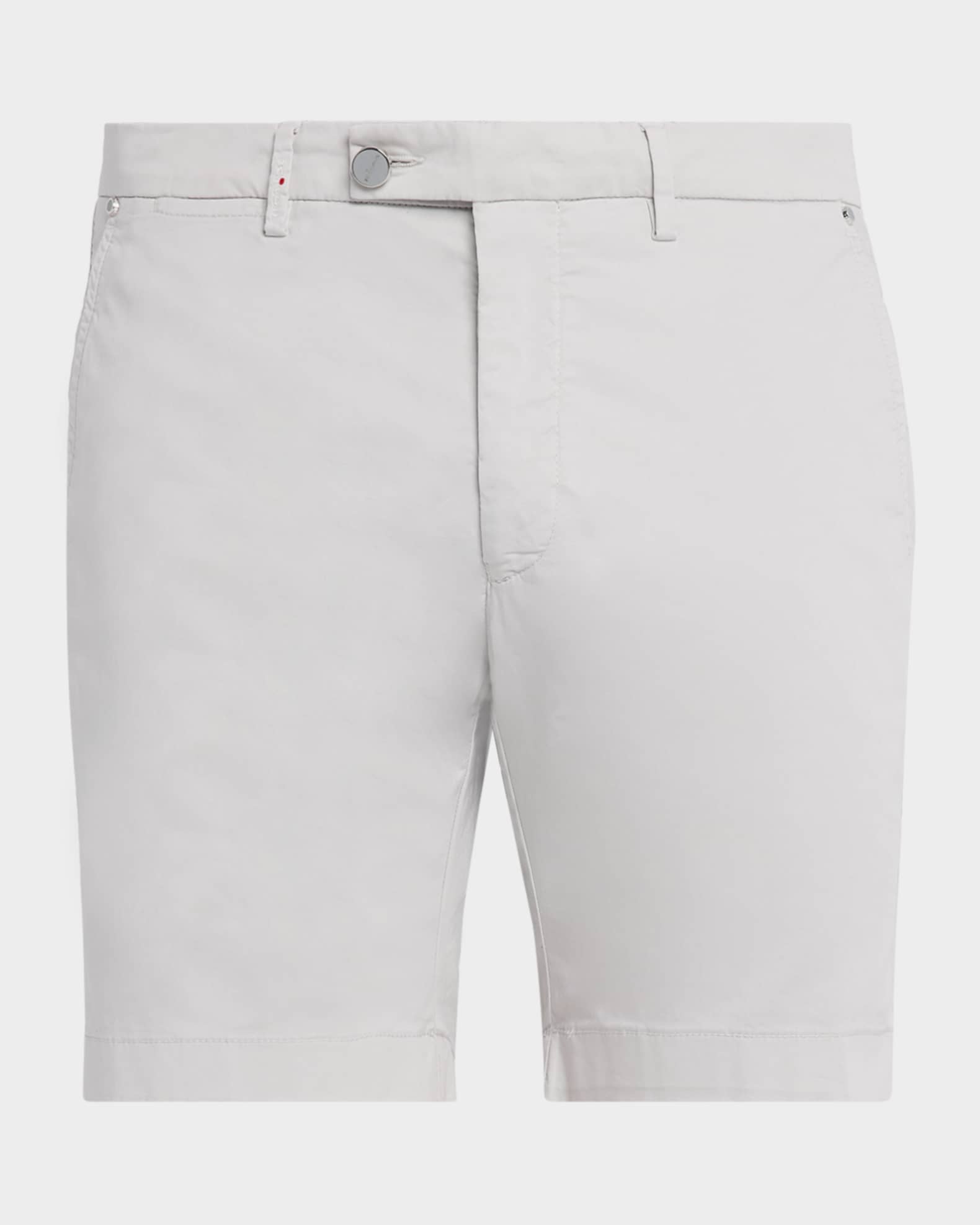 Men's Slim Flat-Front Shorts 0