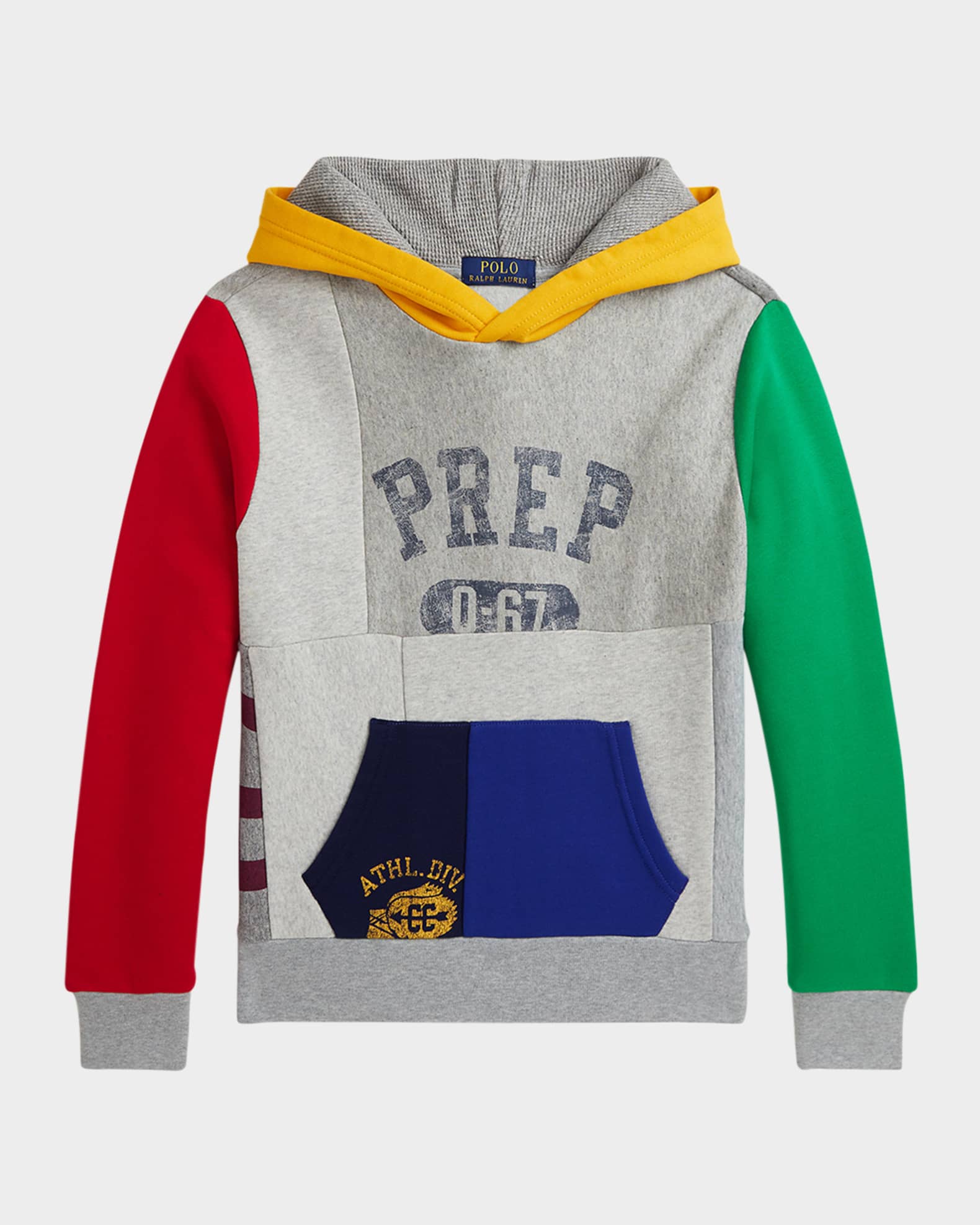 Boy s Colorblock Seasonal Fleece Hoodie Neiman Marcus