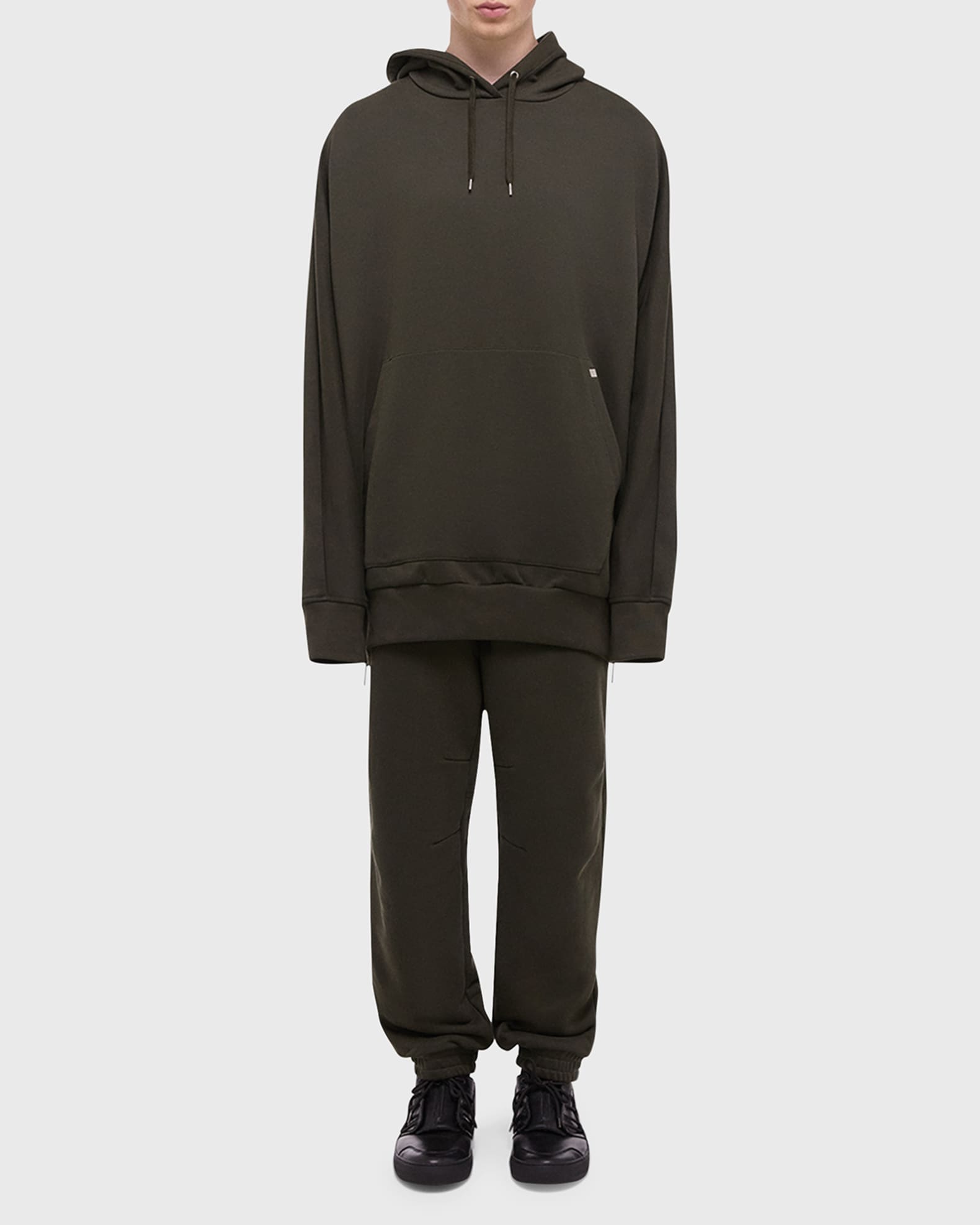 Men's Terry Side-Zip Oversized Hoodie 1
