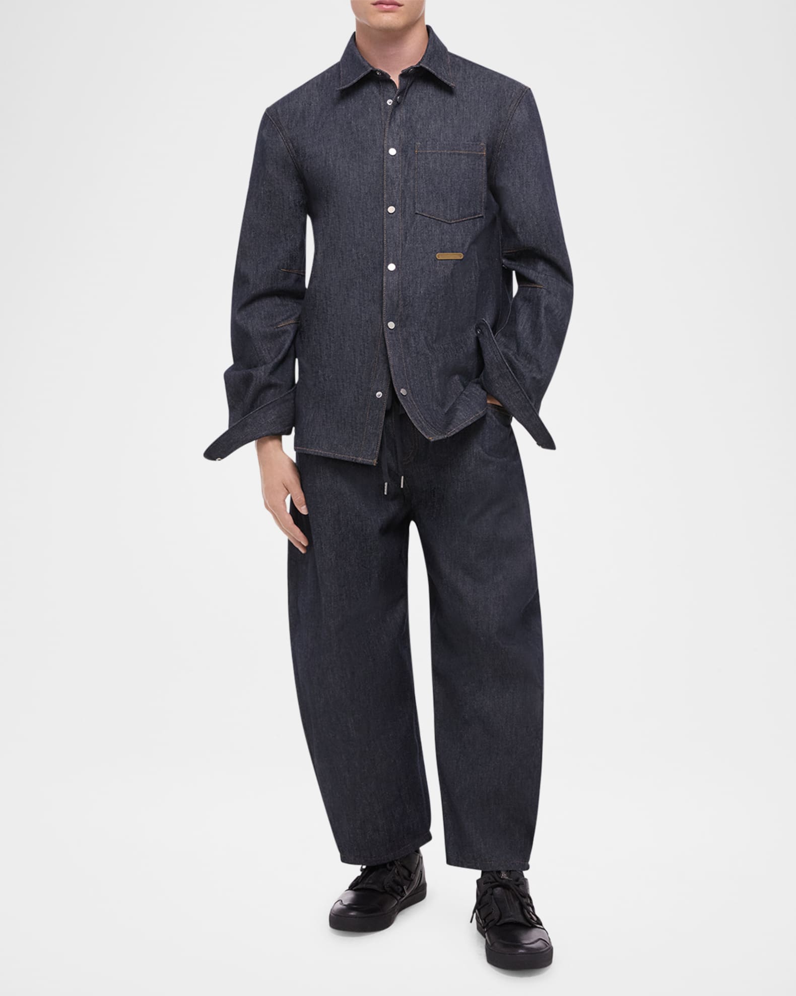 Men's Raw Denim Overshirt 1