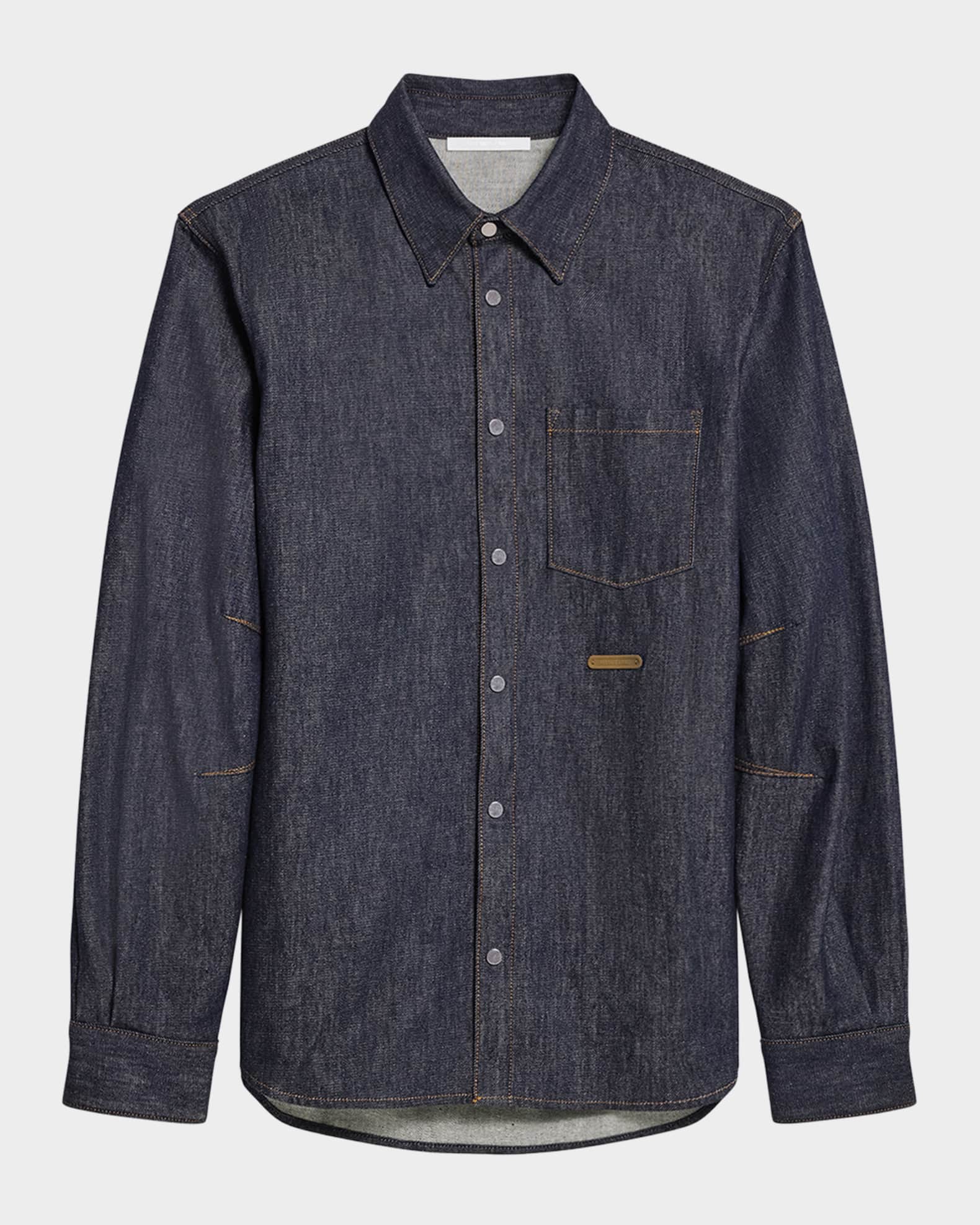 Men's Raw Denim Overshirt 0