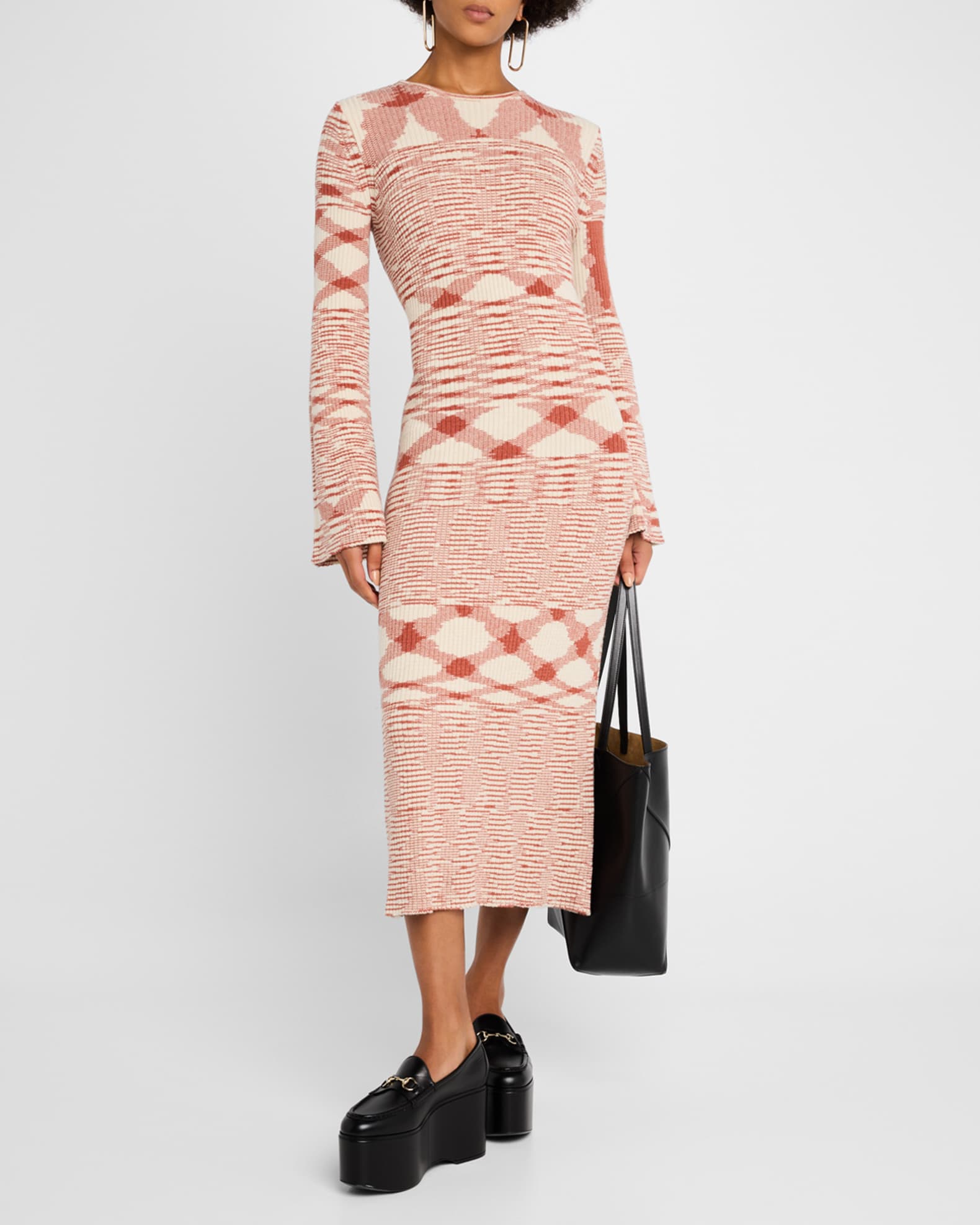 Axon Long-Sleeve Midi Dress 1