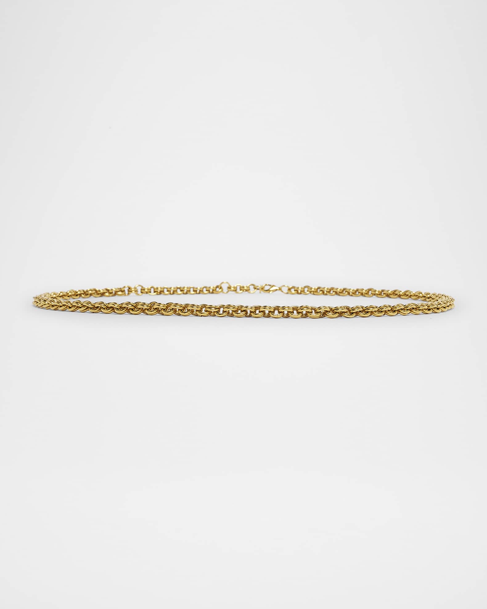 ベルト Saint Laurent Chain belt Saint Laurent Skinny Brass Chain Belt | Neiman Marcus