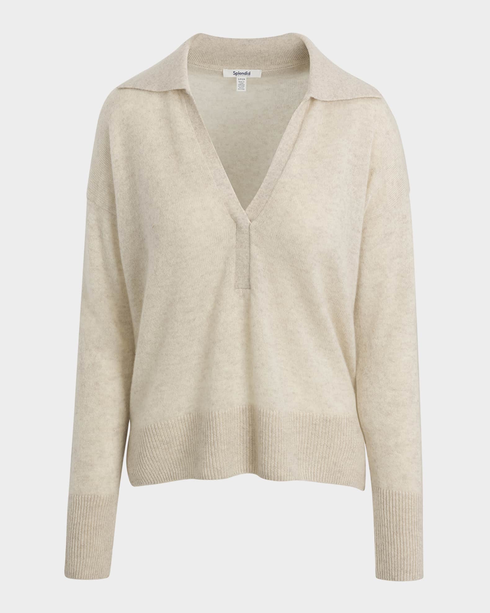 Cashmere Polo Sweater 0