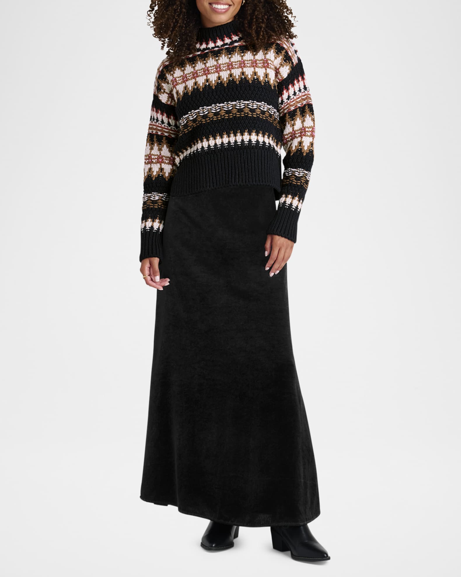 Henrietta Fairisle Wool Sweater 1