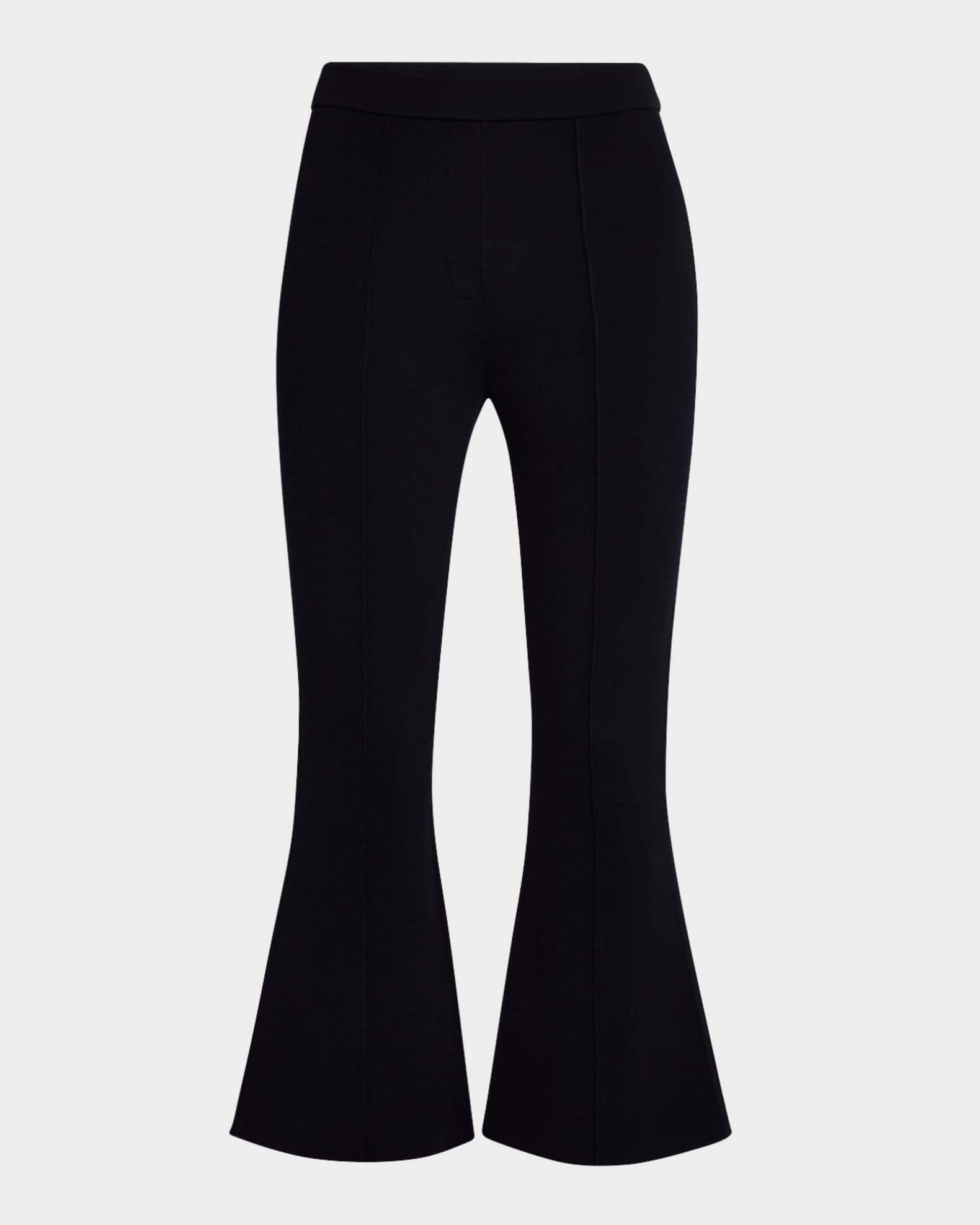 Pull-On Crop Kick-Flare Pants 0