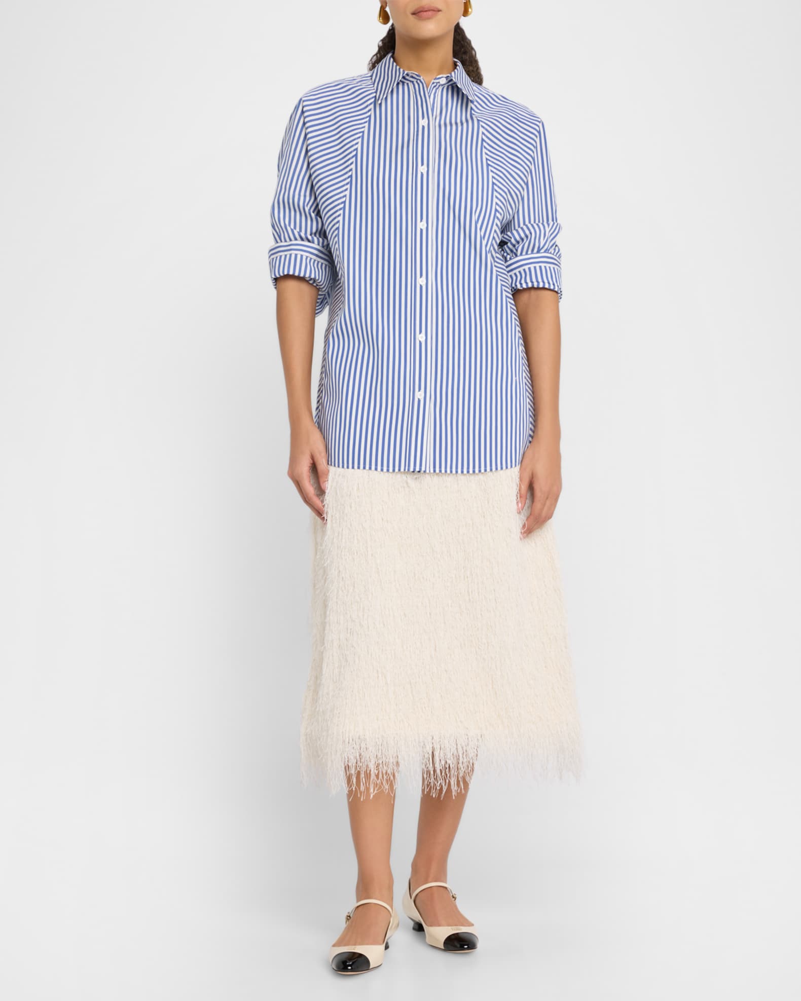 Fringe Slip Skirt 1