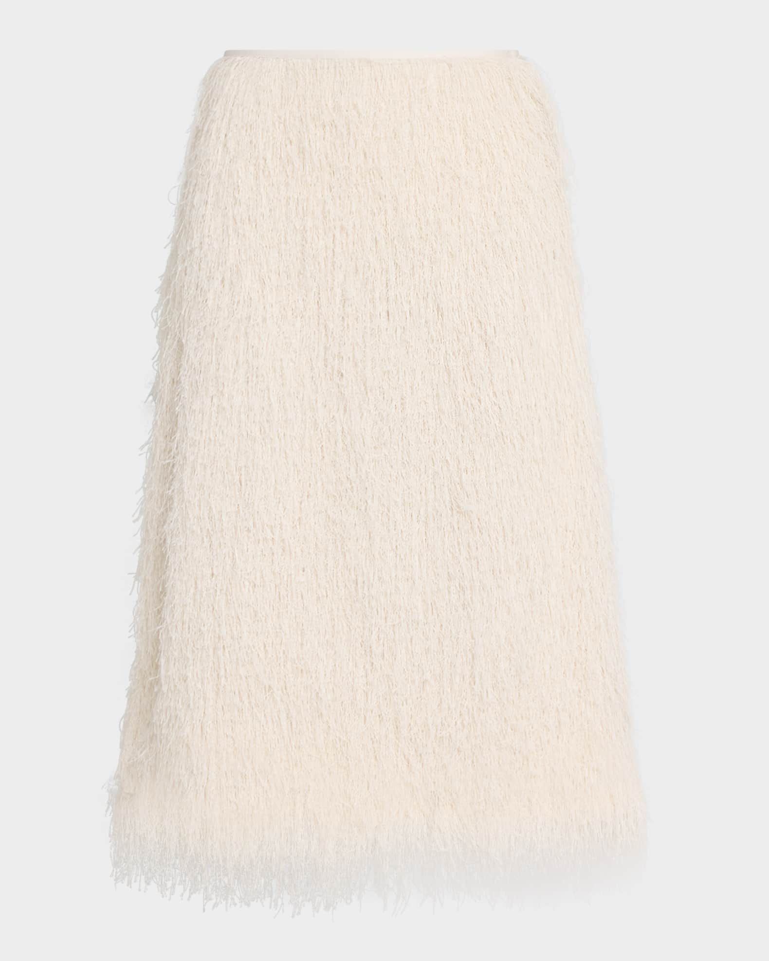 Fringe Slip Skirt 0