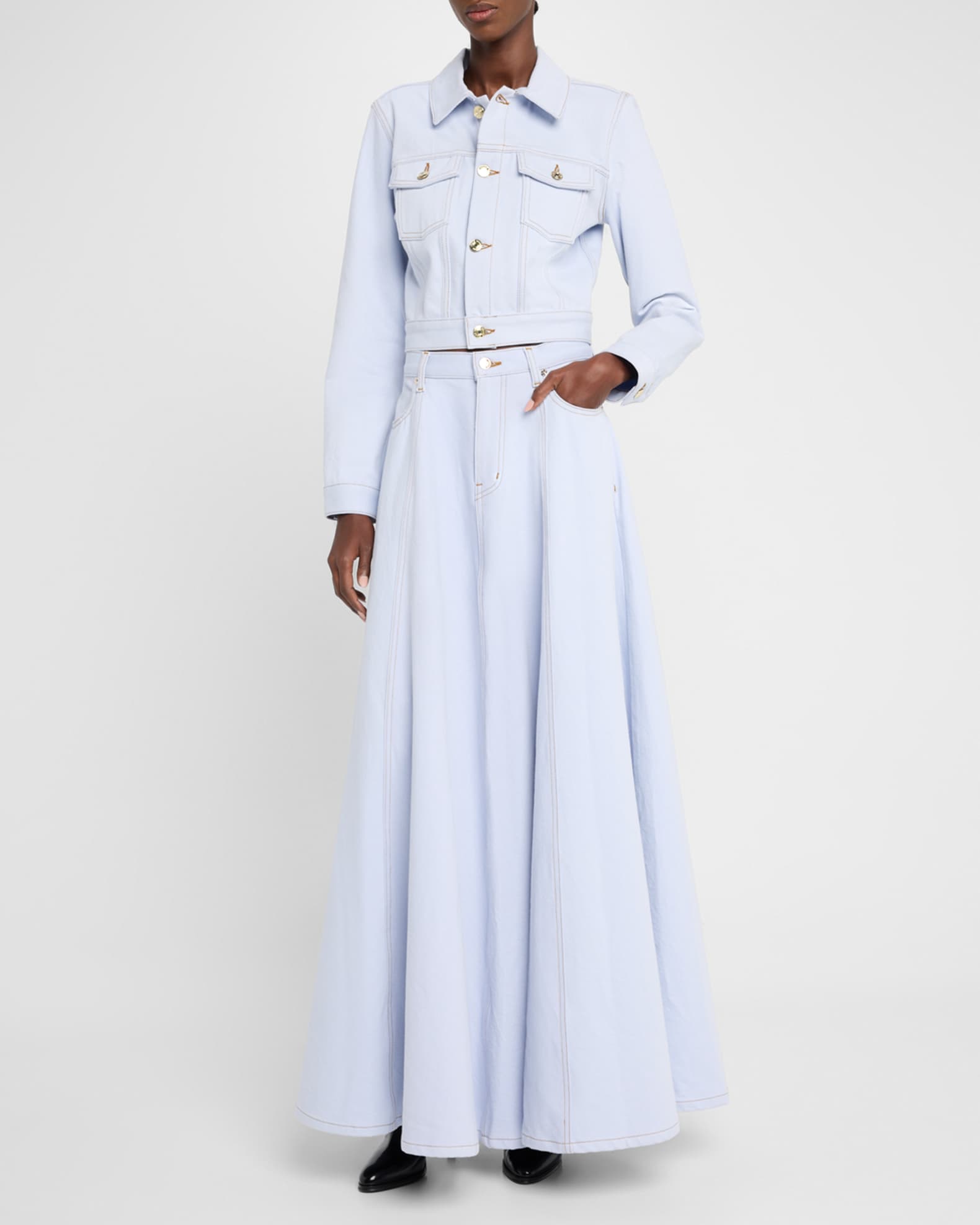 CH x FRAME The Denim Ball Skirt 1