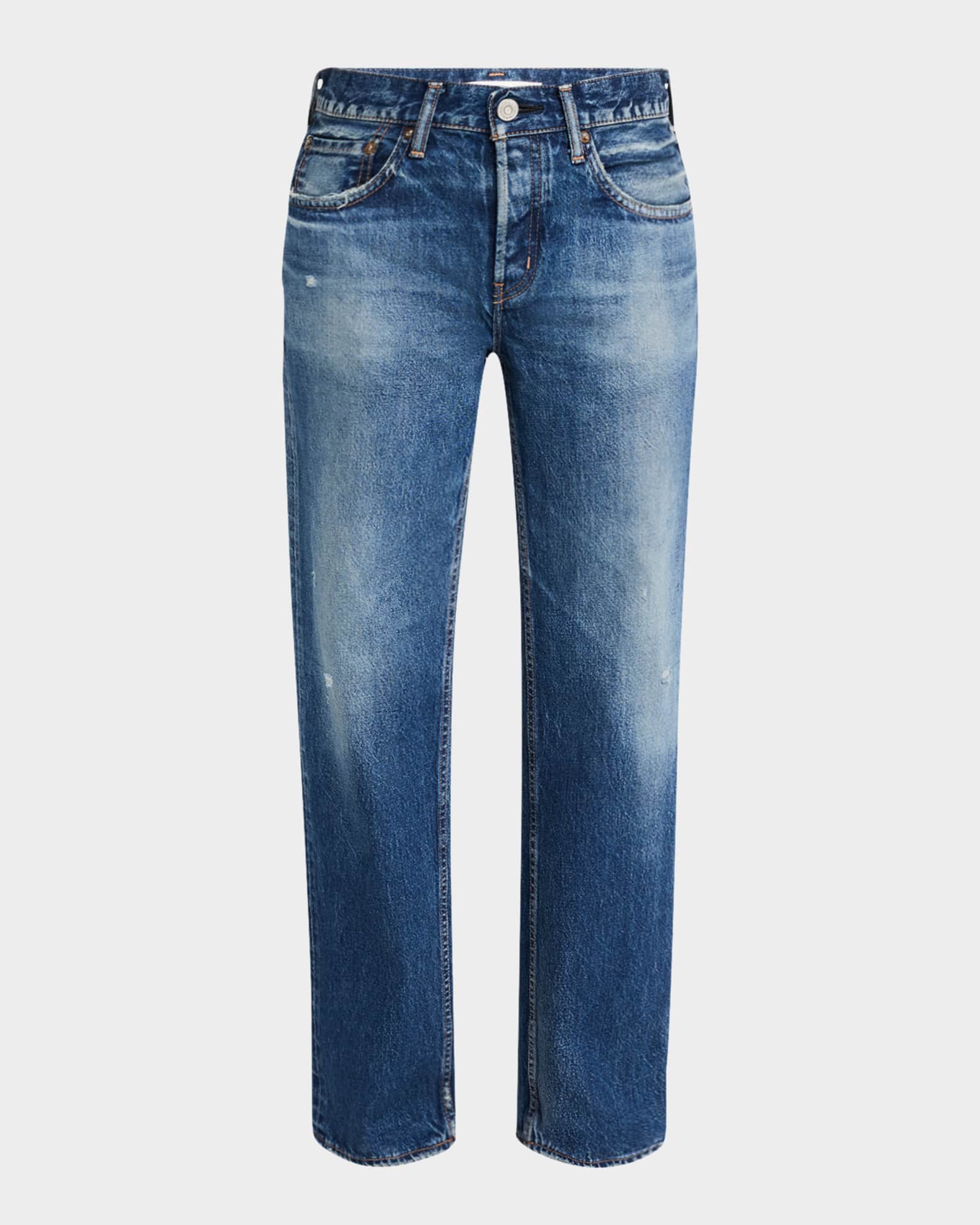 Ridgefield Straight Low-Rise Jeans 0