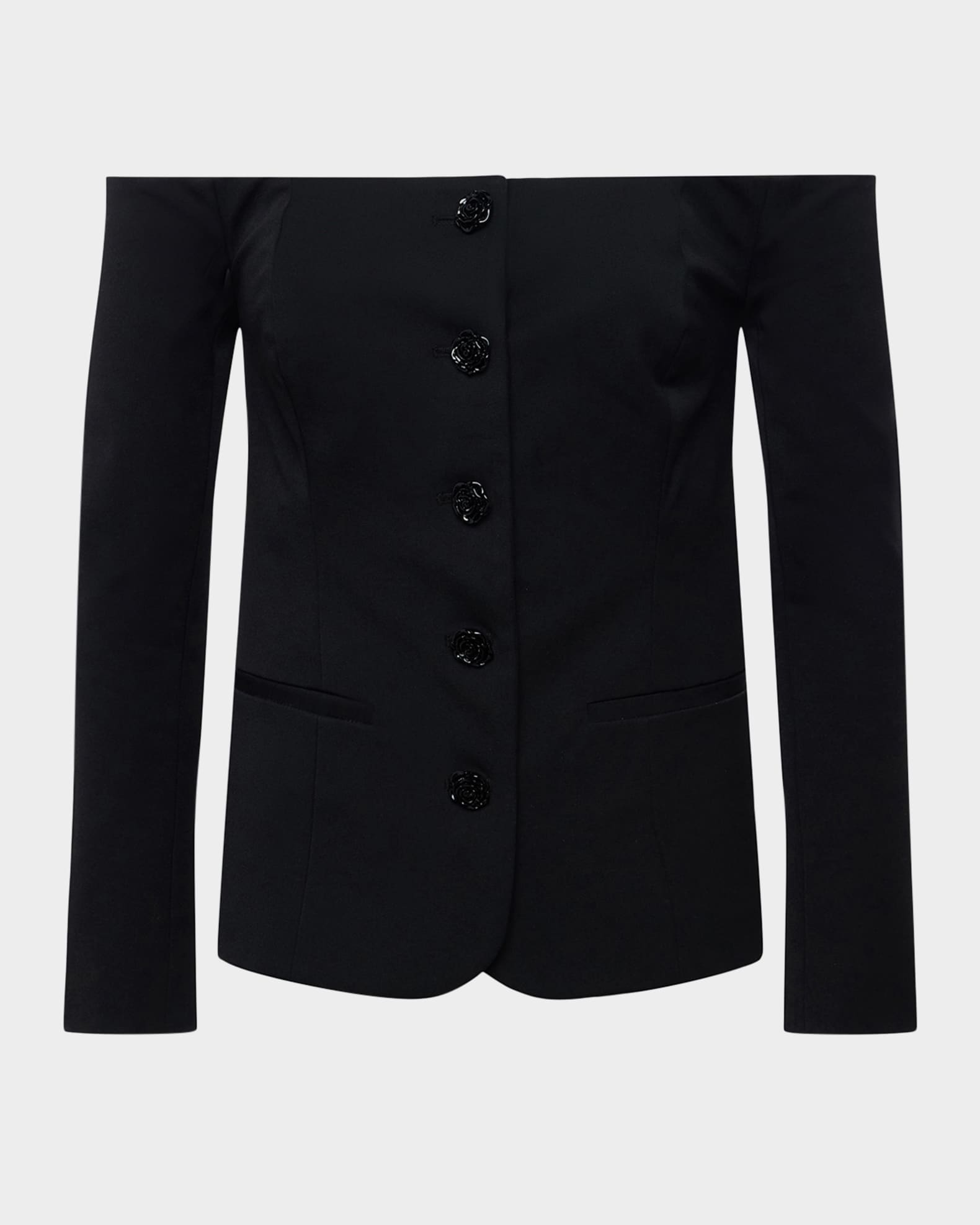 Alice Off-Shoulder Blazer 0