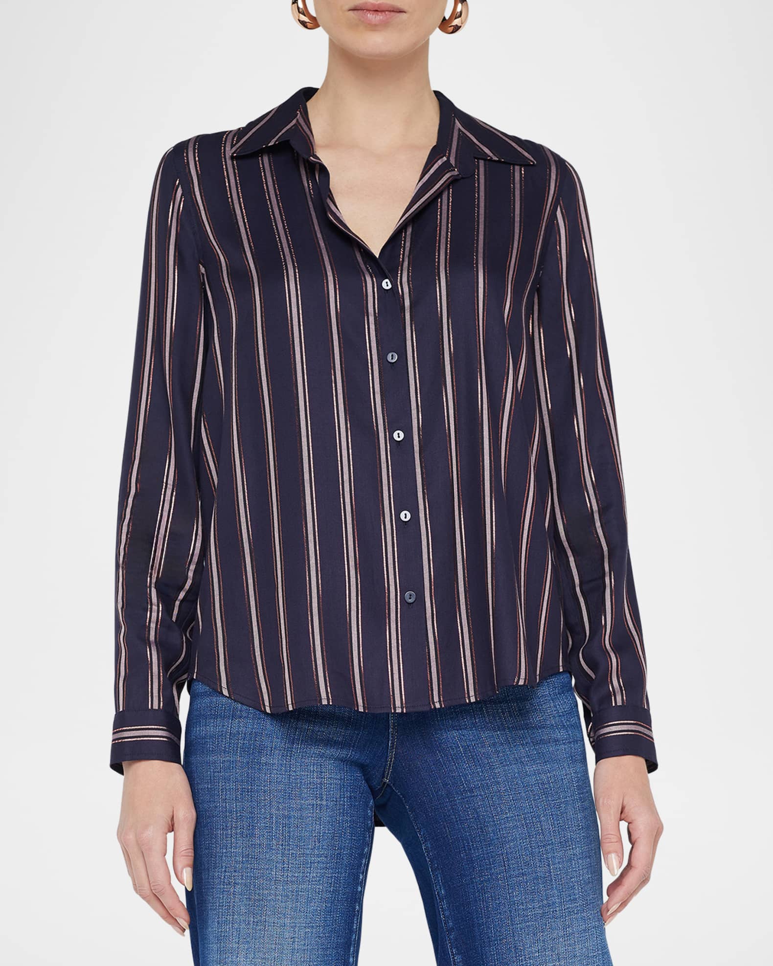 Holly Multi-Striped Blouse 0