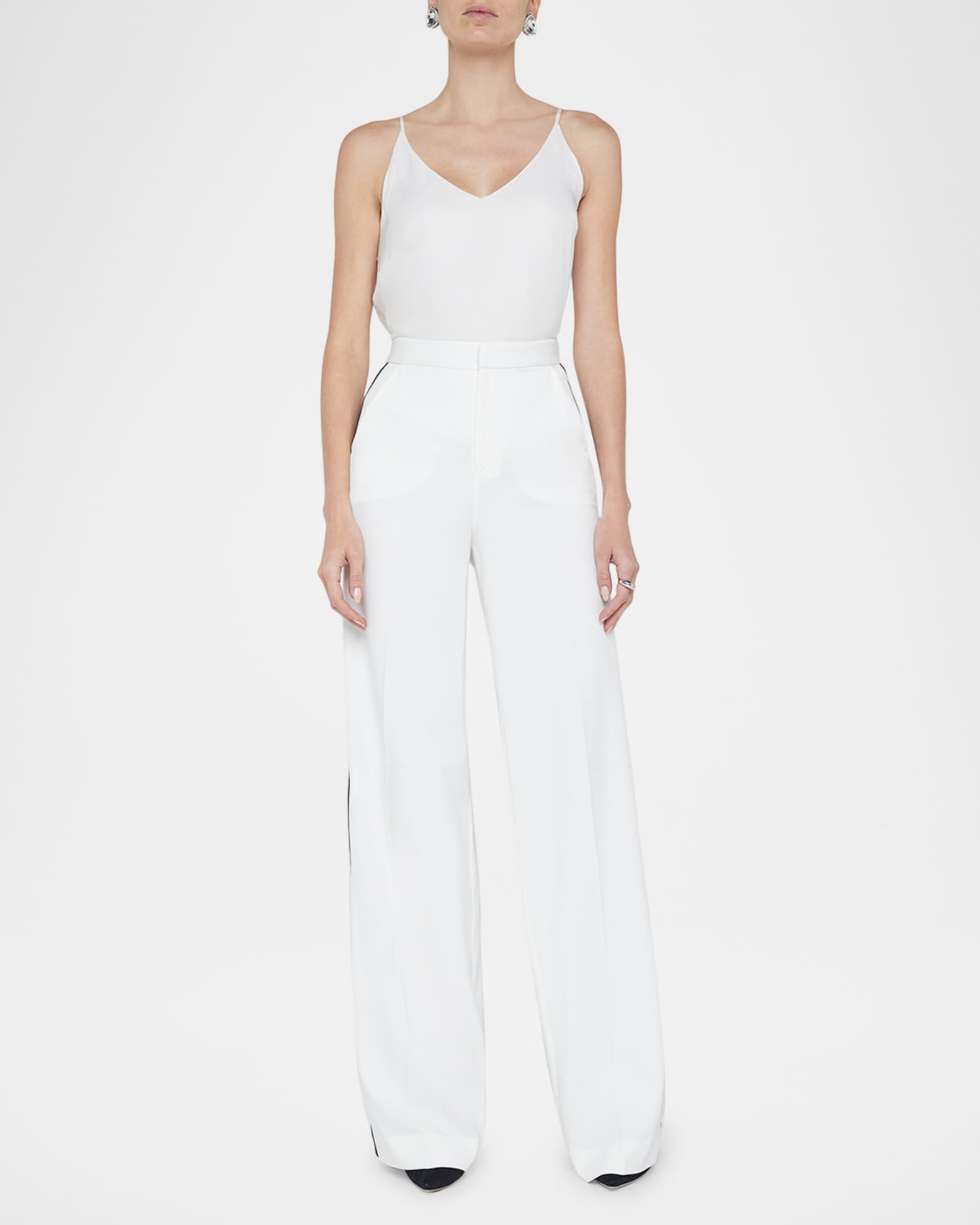 Livvy Straight-Leg Tux Trousers 1